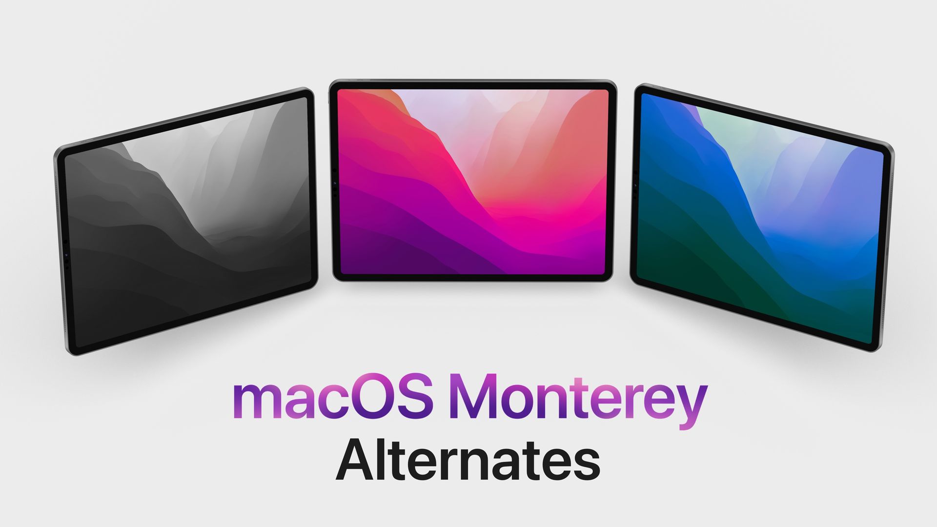 Macos 12 Monterey Digital Wallpapers