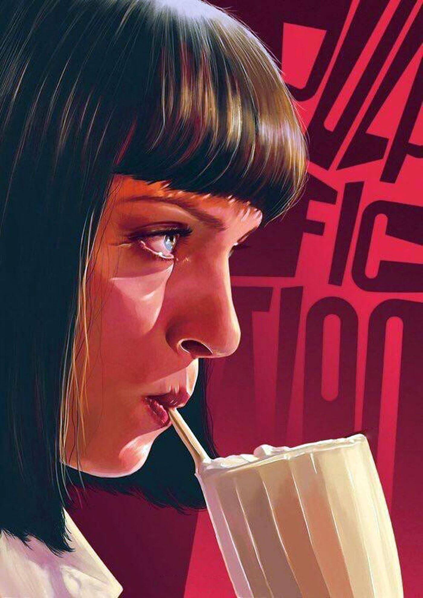 Mia Wallace Pulp Fiction Movie Artwork Wallpapers