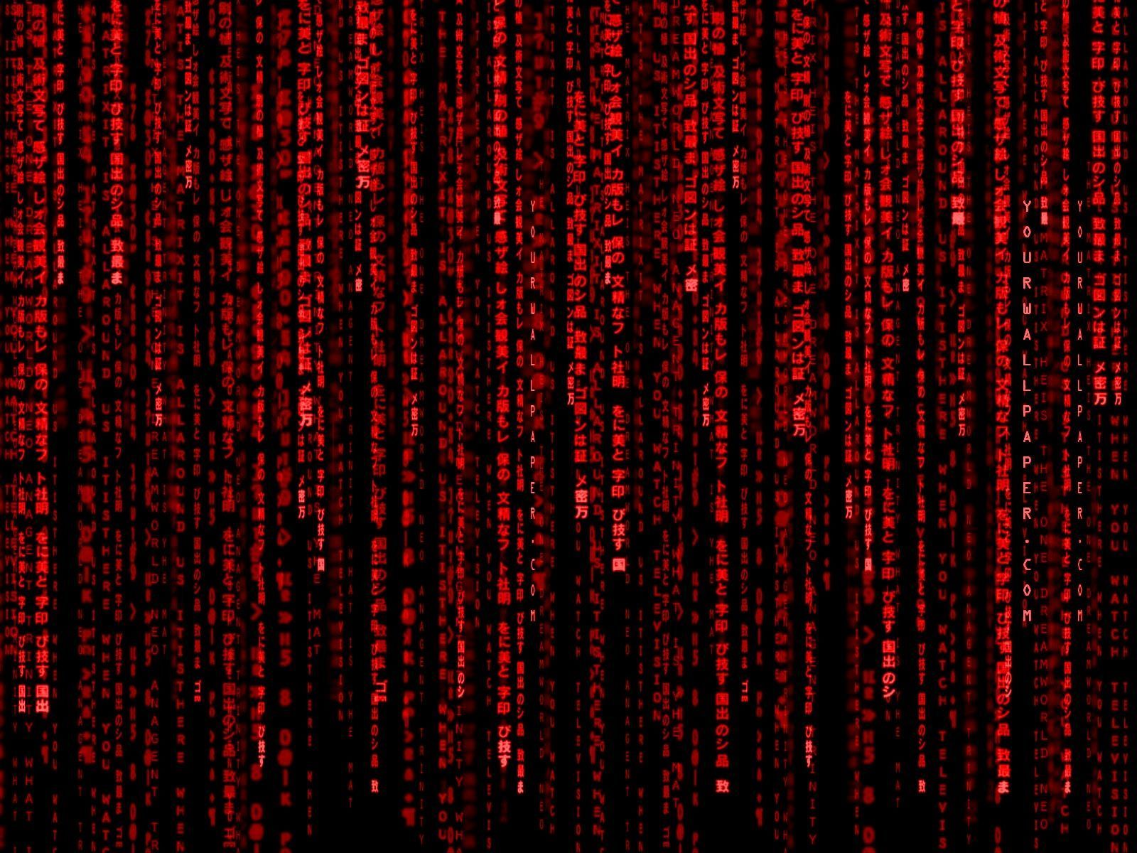 Minimal Glowing Code Binary Wallpapers