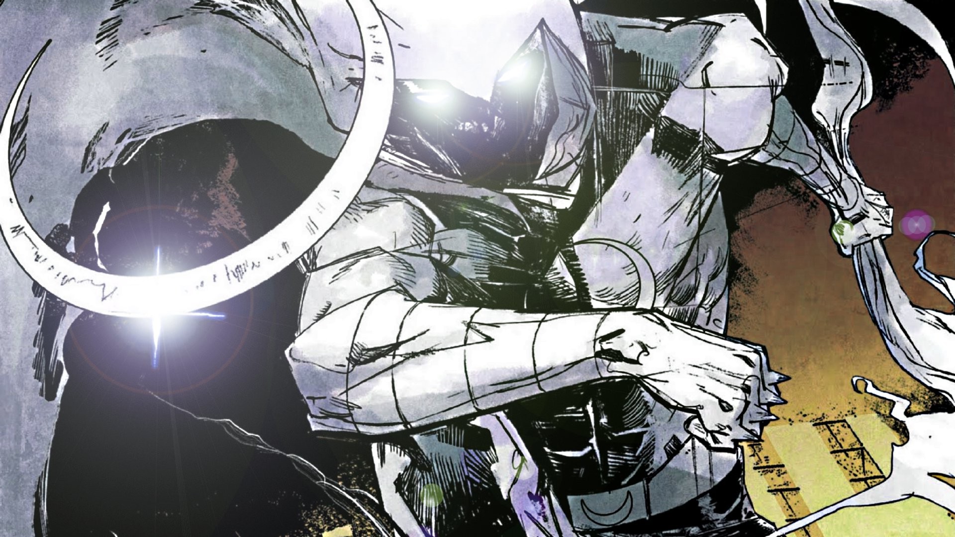 Moon Knight Marvel Comic Art Wallpapers