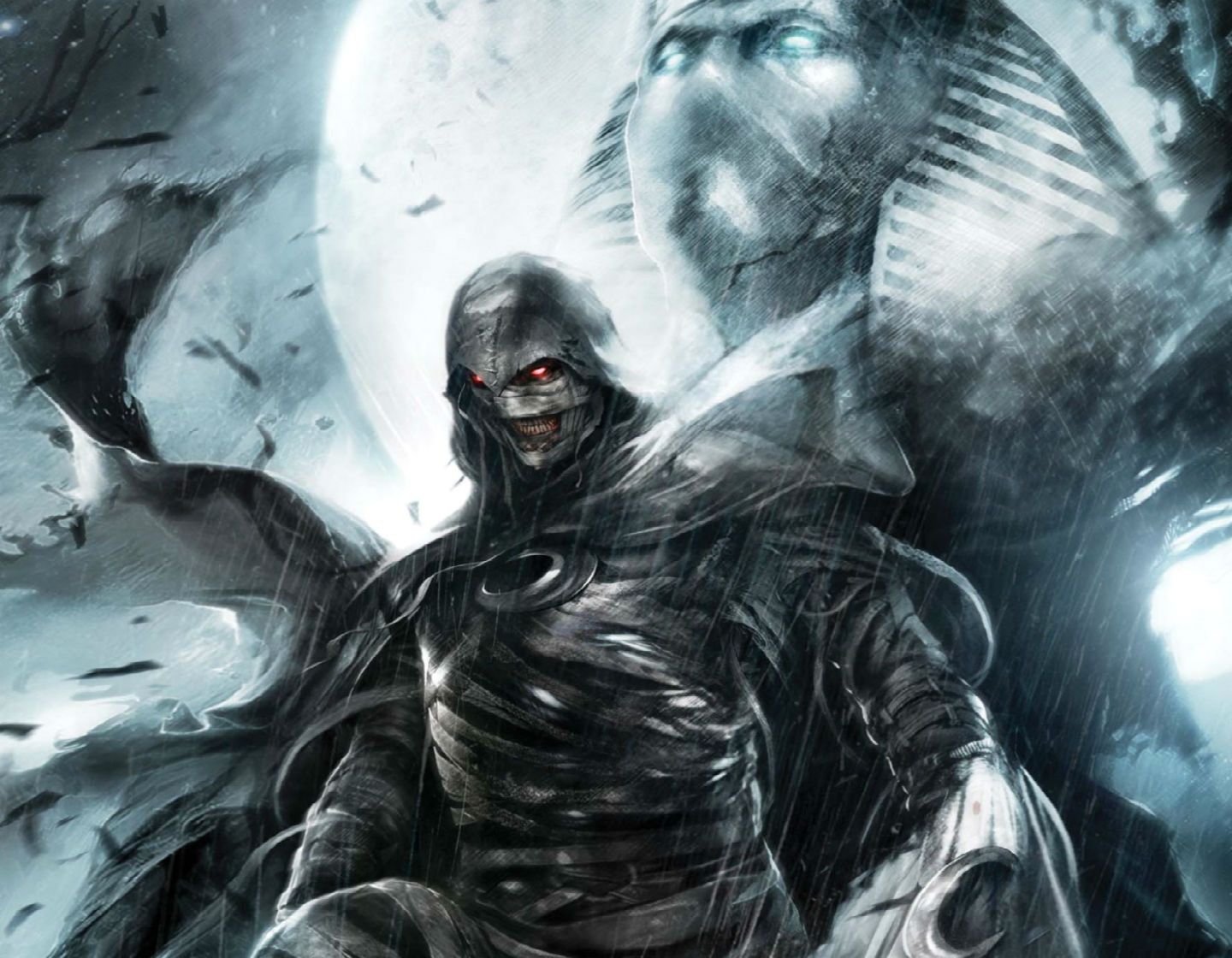 Moon Knight Marvel Comic Art Wallpapers