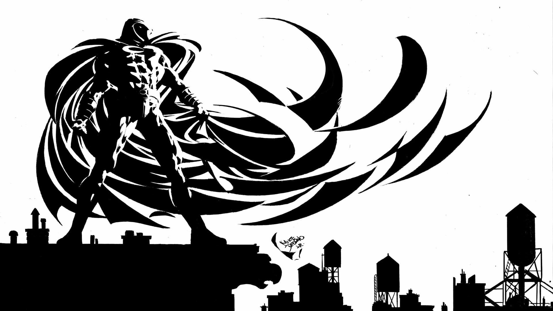 Moon Knight Marvel Comic Art Wallpapers