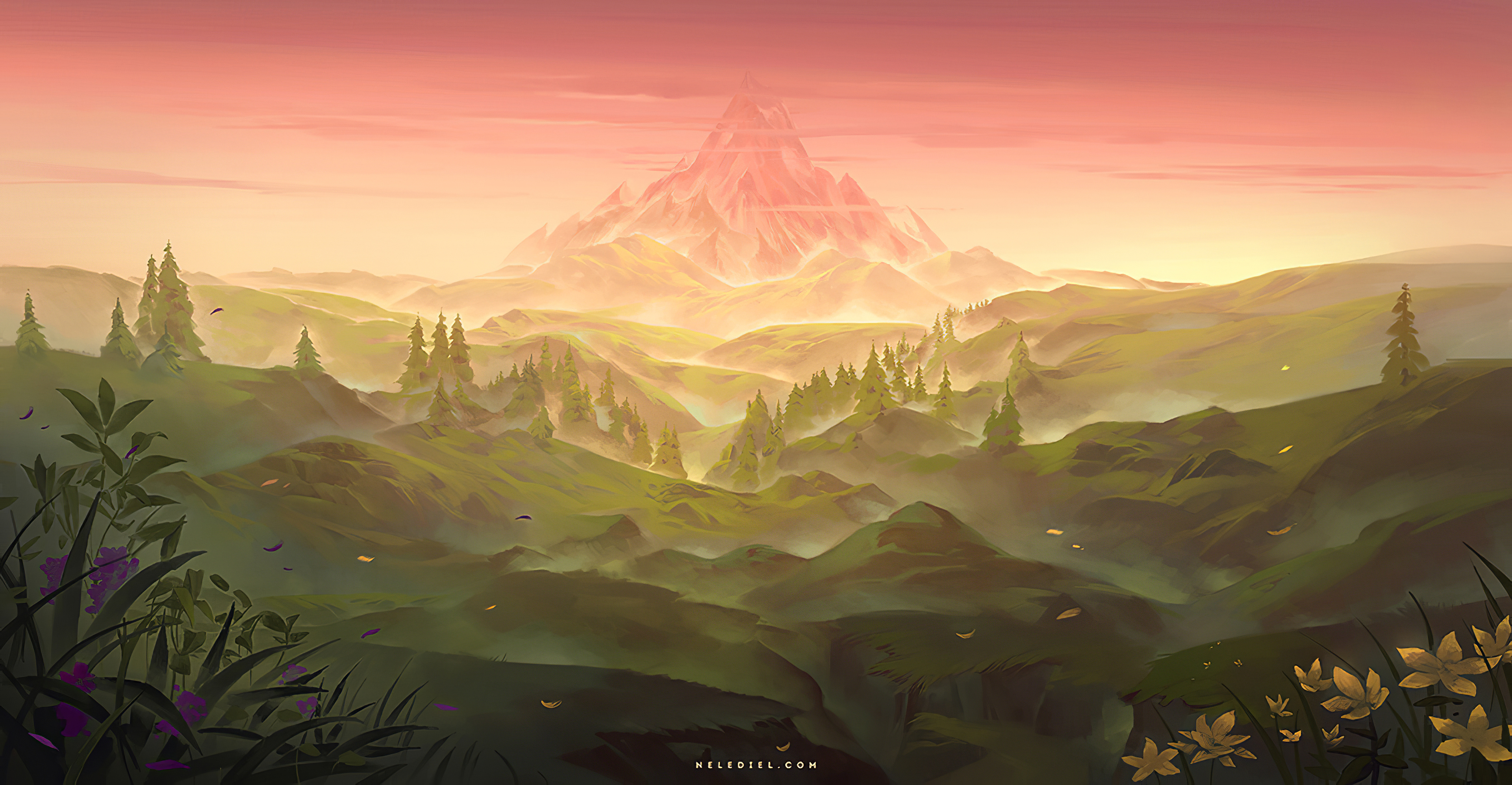 Mountains Digital Art Wallpapers