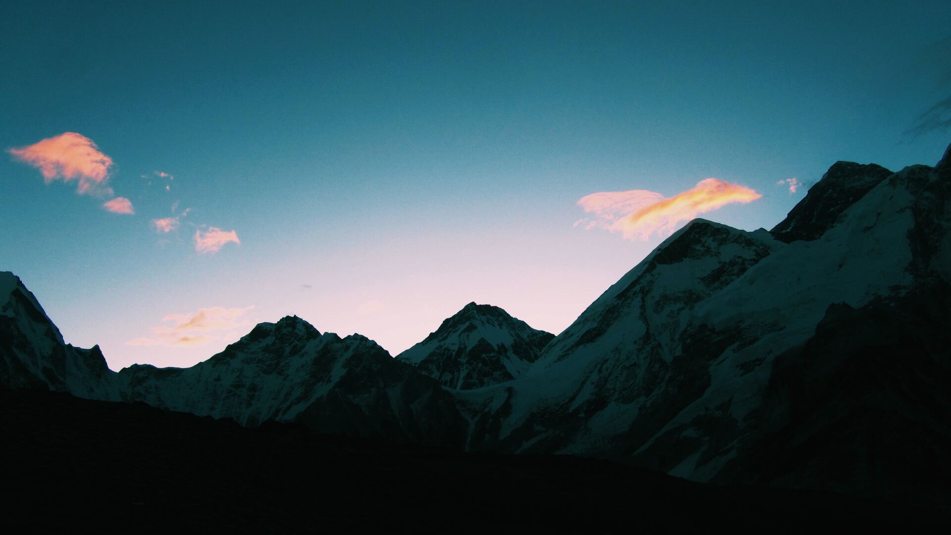 Mountains Sunrise Nepal Illustration Wallpapers