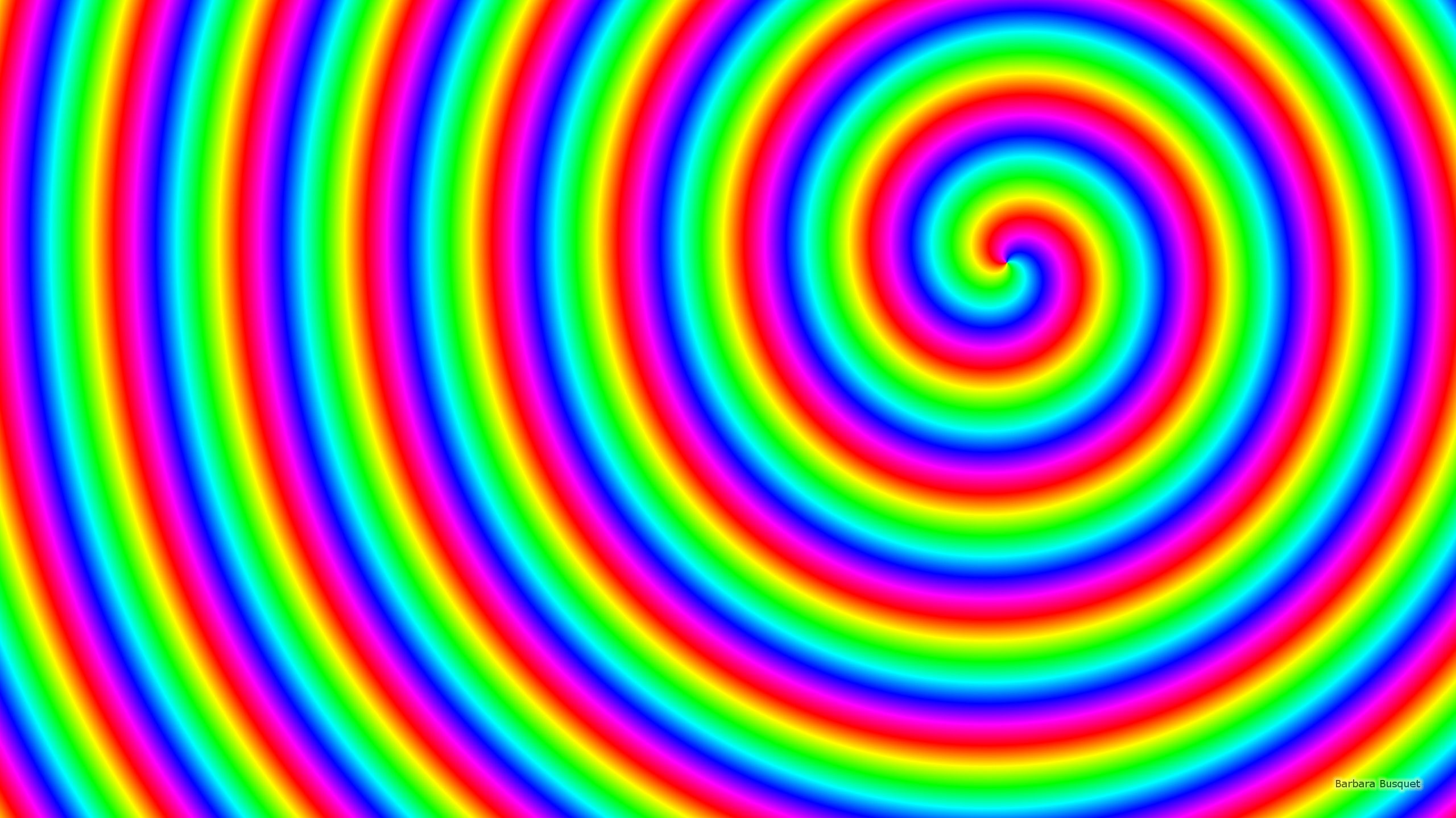 Multi Color Spiral Wallpapers