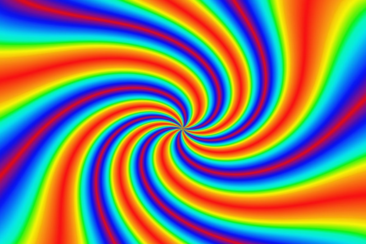 Multi Color Spiral Wallpapers