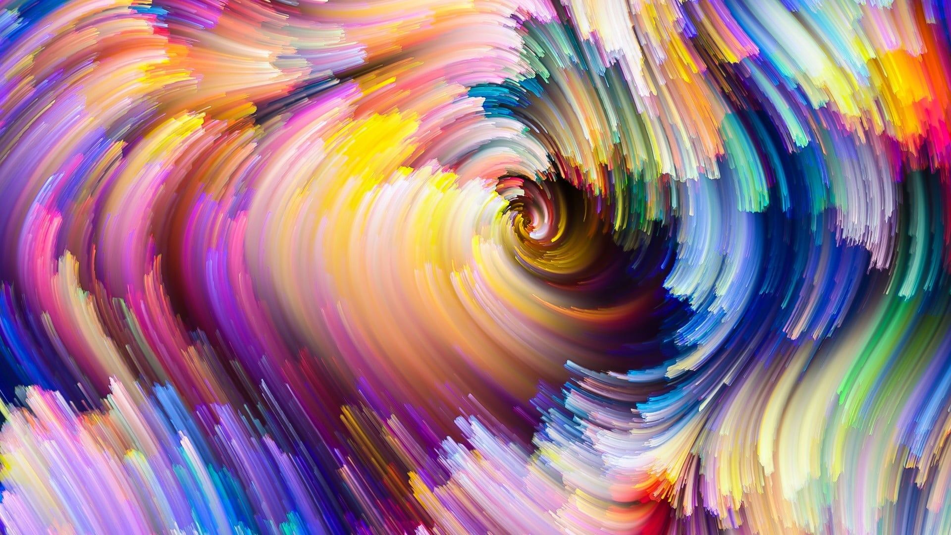 Multi Color Spiral Wallpapers