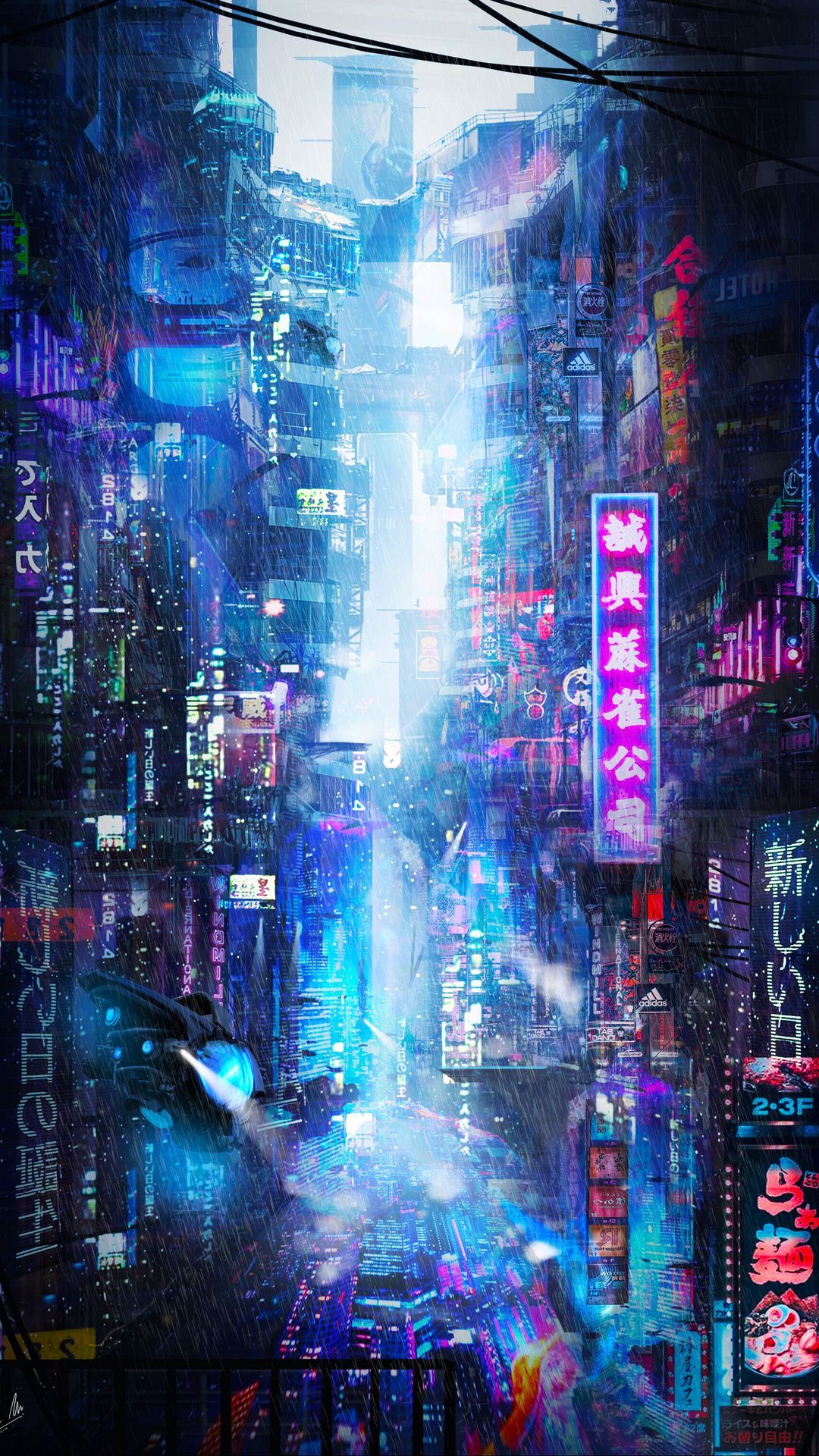 Neon Future Cyberpunk Male Wallpapers