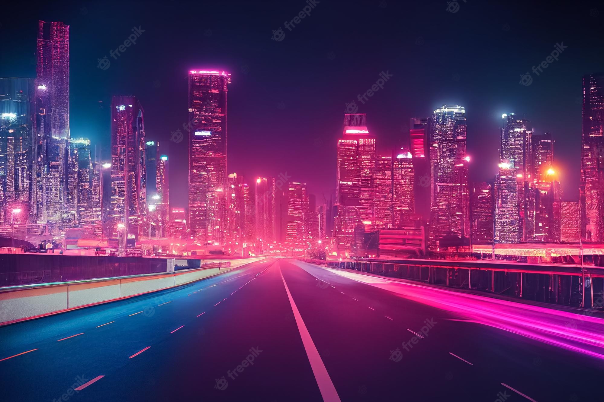 Neon Highway Wallpapers
