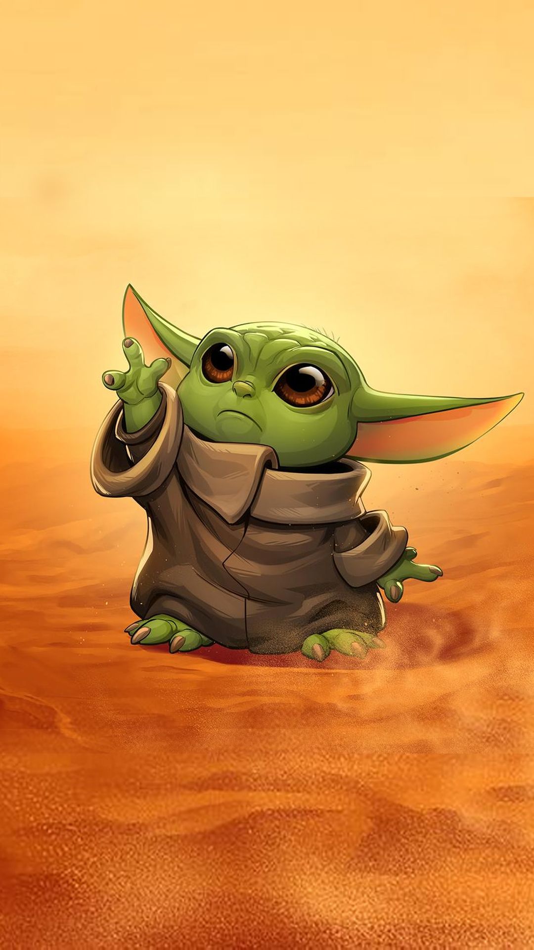 New Baby Yoda 4K Art Wallpapers