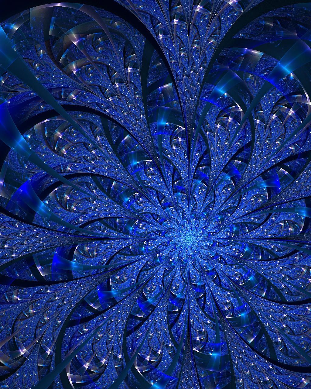 Orange And Blue Kaleidoscope Wallpapers