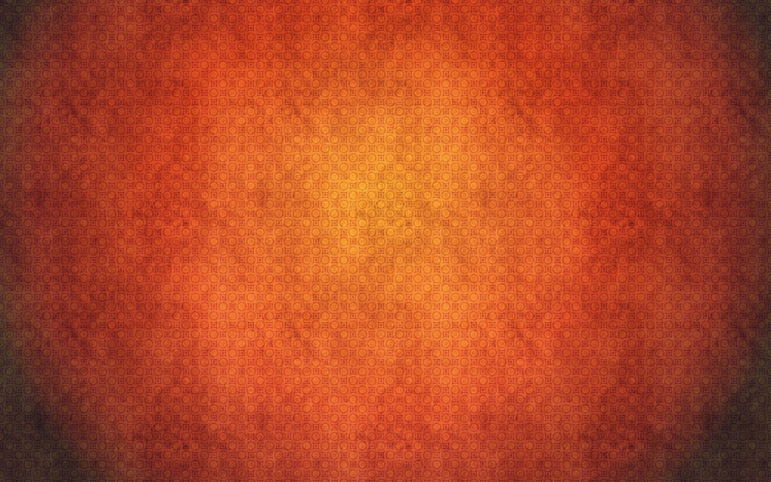 Orange Color Digital Pattern Wallpapers