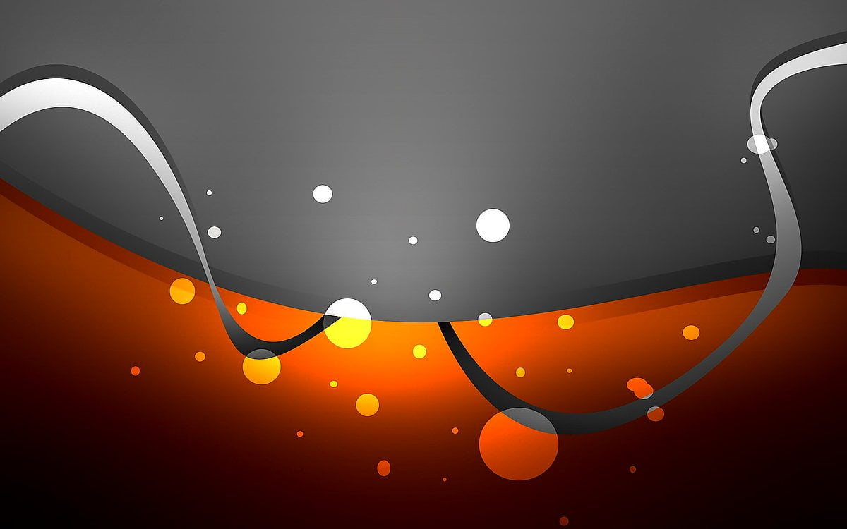 Orange Digital Cgi Art Wallpapers