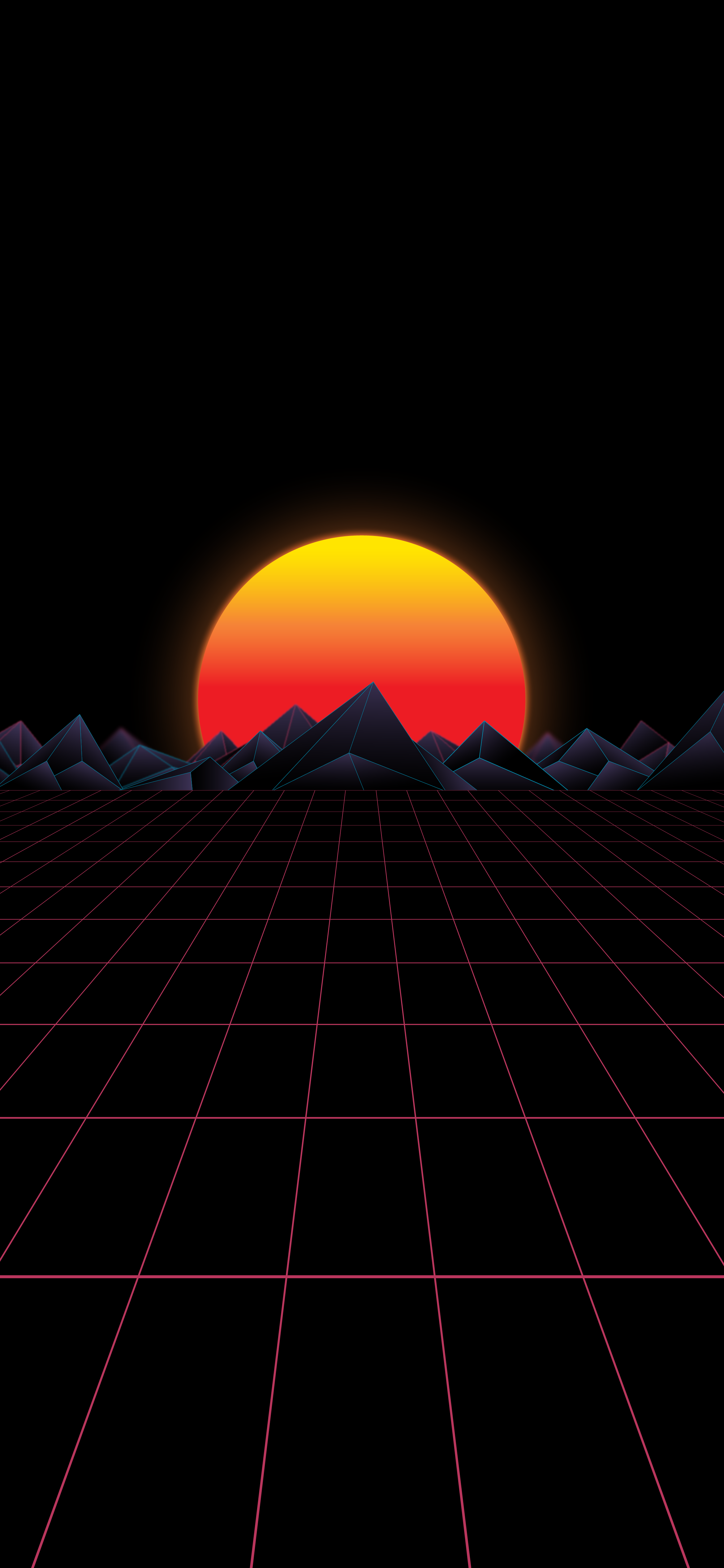 Outrun Sunset 4K Wallpapers