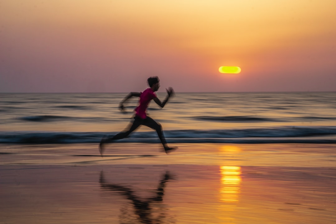 Outrun Sunset At The Ocean Wallpapers