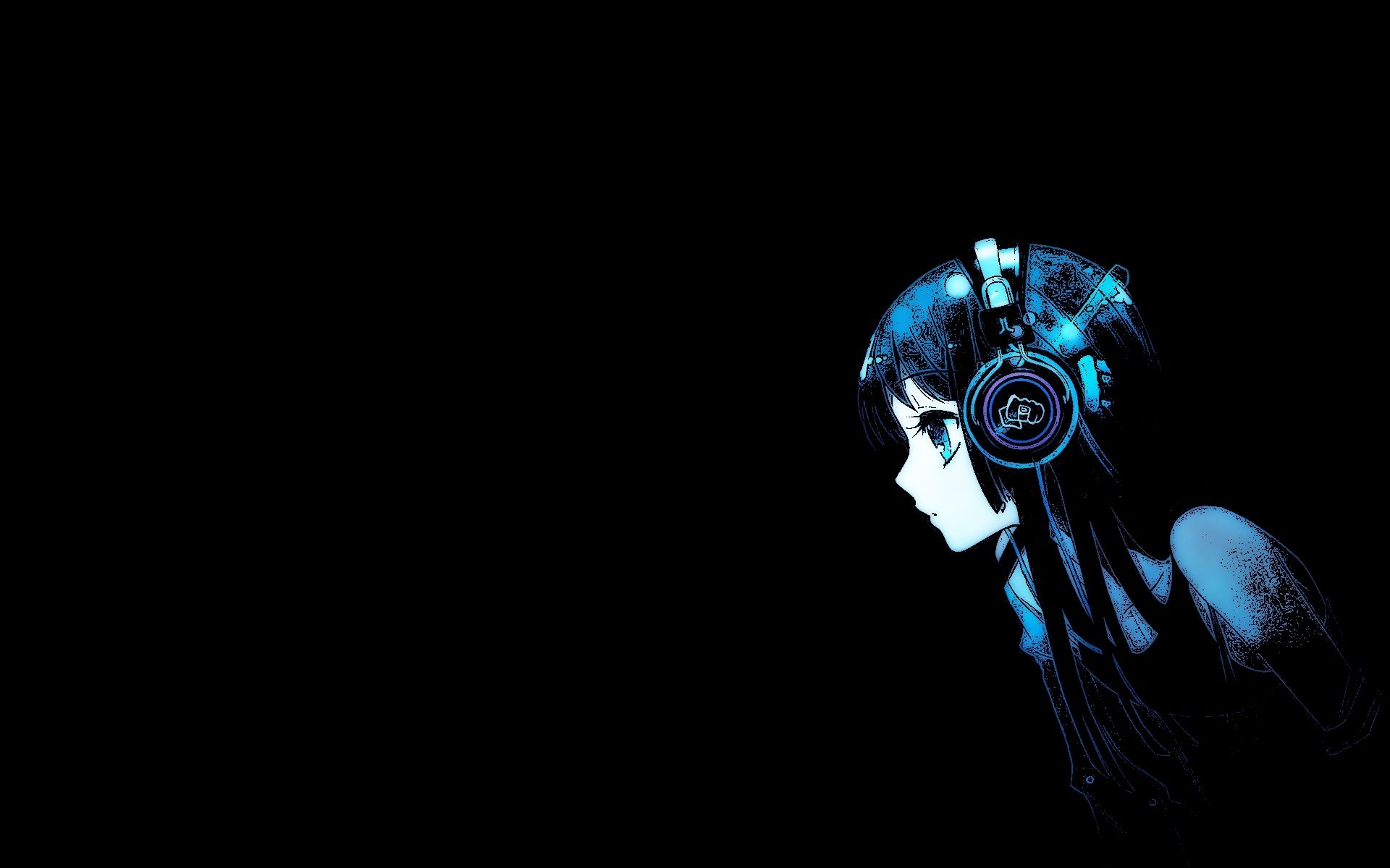 Painting Art Girl Headphones Wallpapers