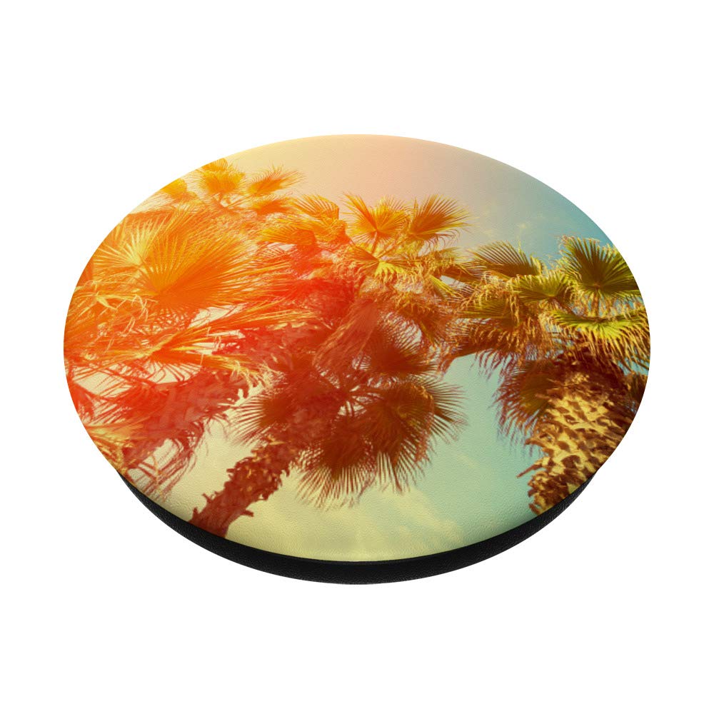 Palm Tree Beach Retro Wallpapers