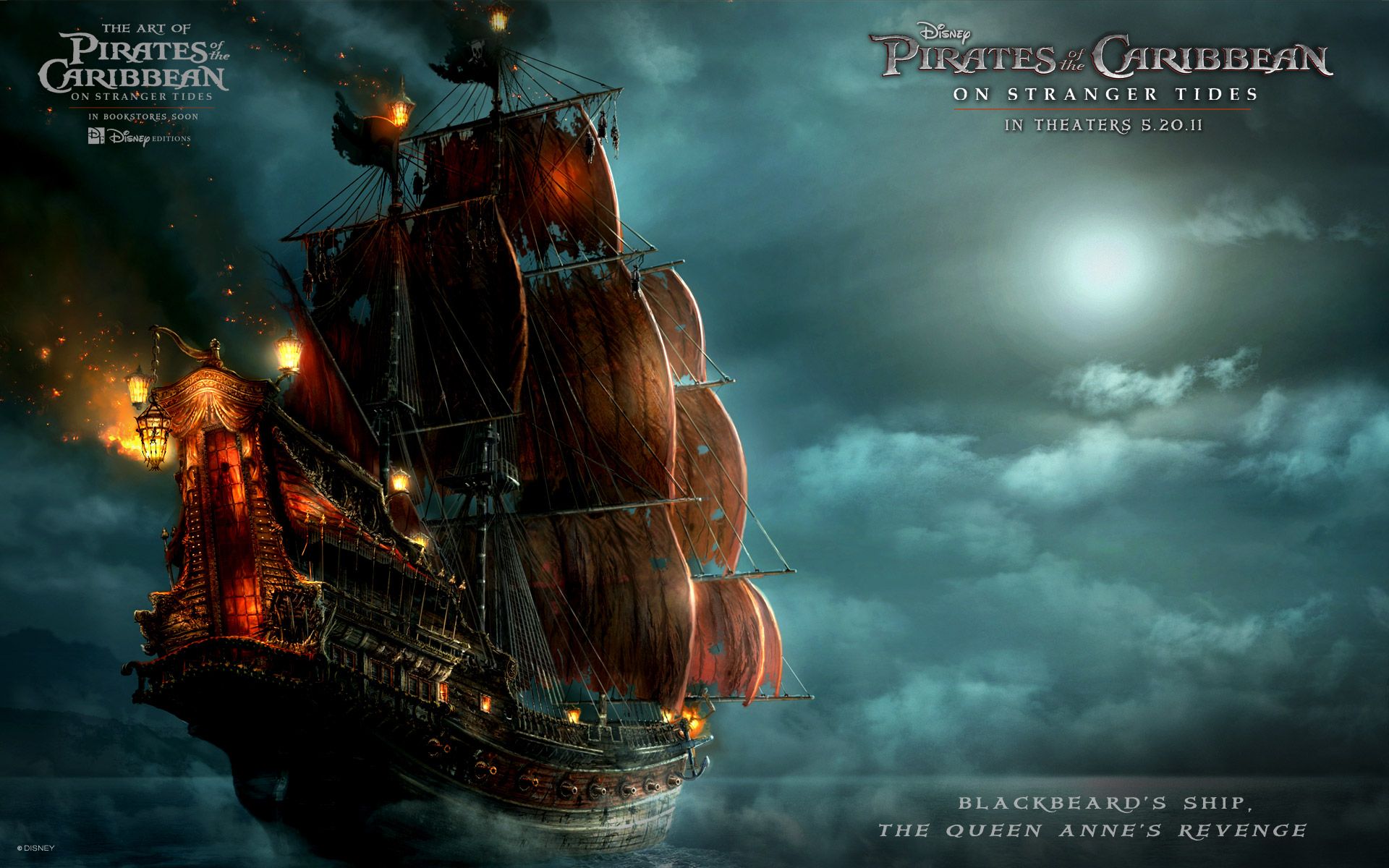 Pirates Of The Caribbean Ship Artwork Wallpapers