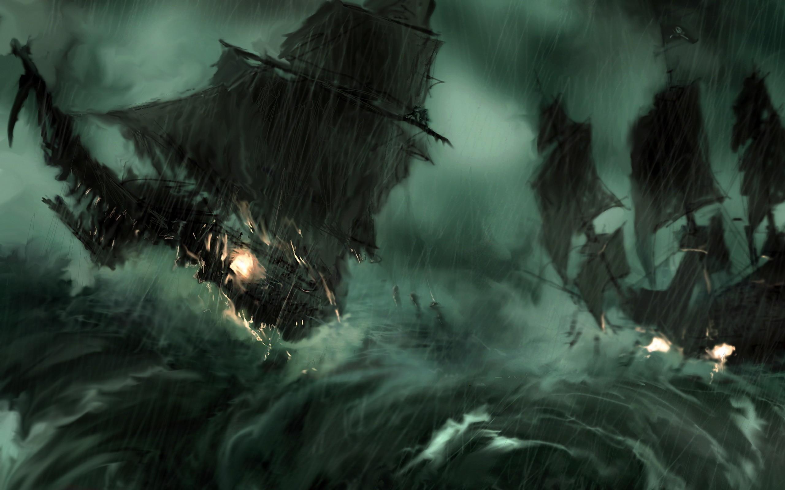 Pirates Of The Caribbean Ship Artwork Wallpapers