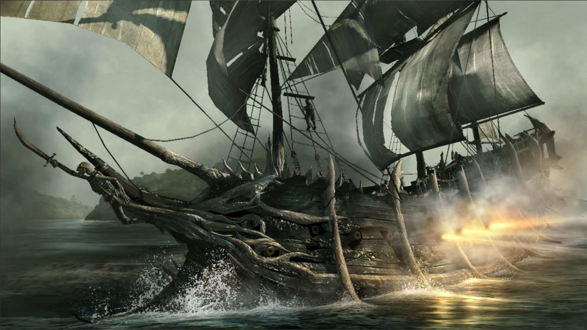 Pirates Of The Caribbean Ship Artwork Wallpapers