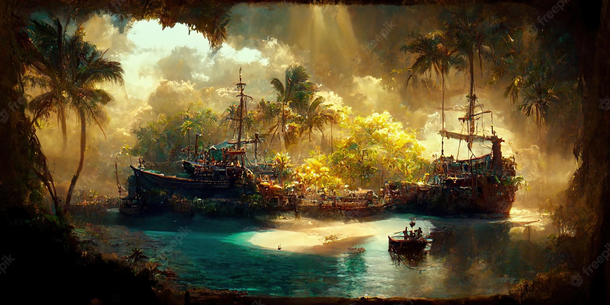 Pirates Of The Caribbean Ship Artwork Wallpapers