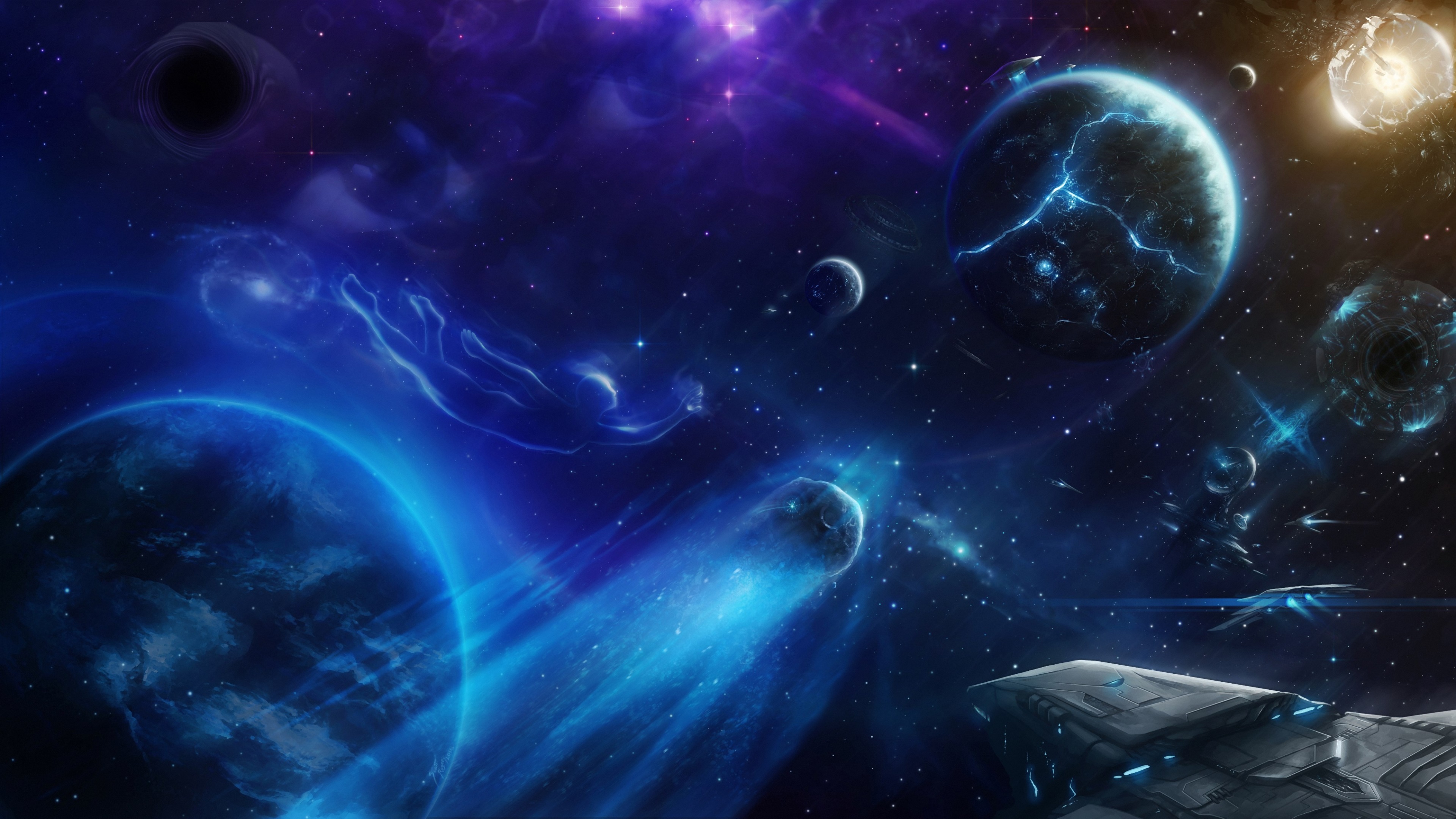 Planet Gaia 4K Art Wallpapers