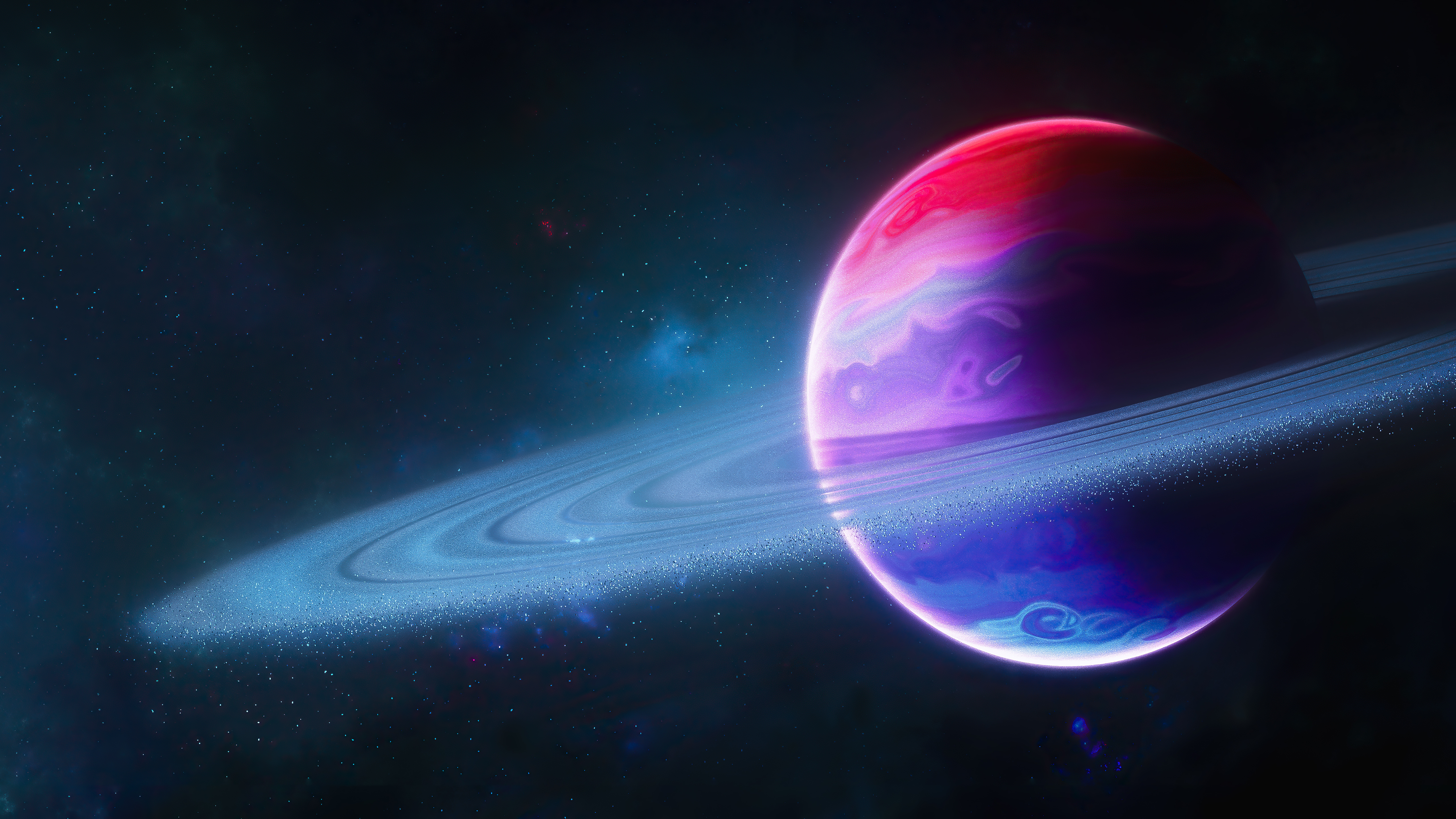 Planetary Ring Sci Fi Wallpapers