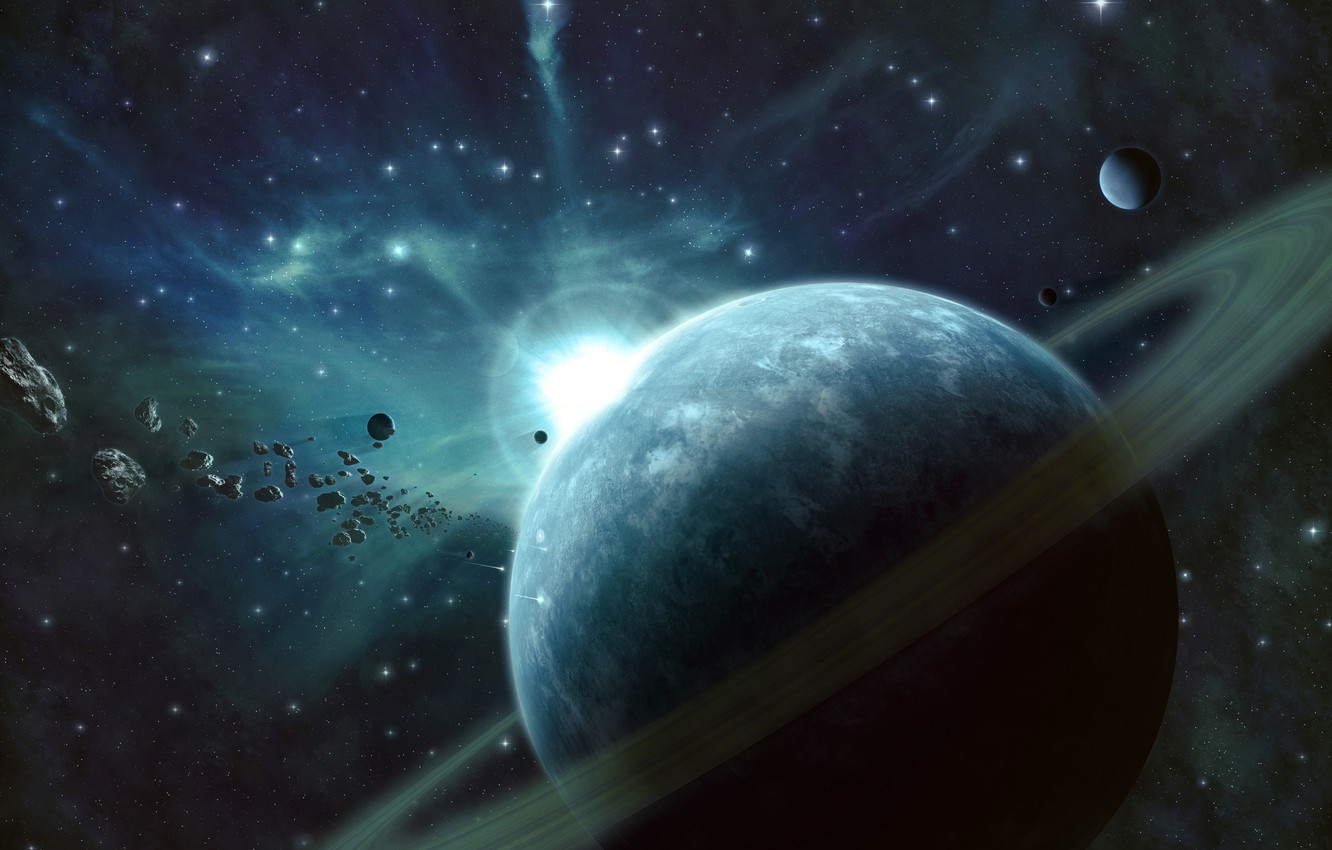 Planetary Ring Sci Fi Wallpapers