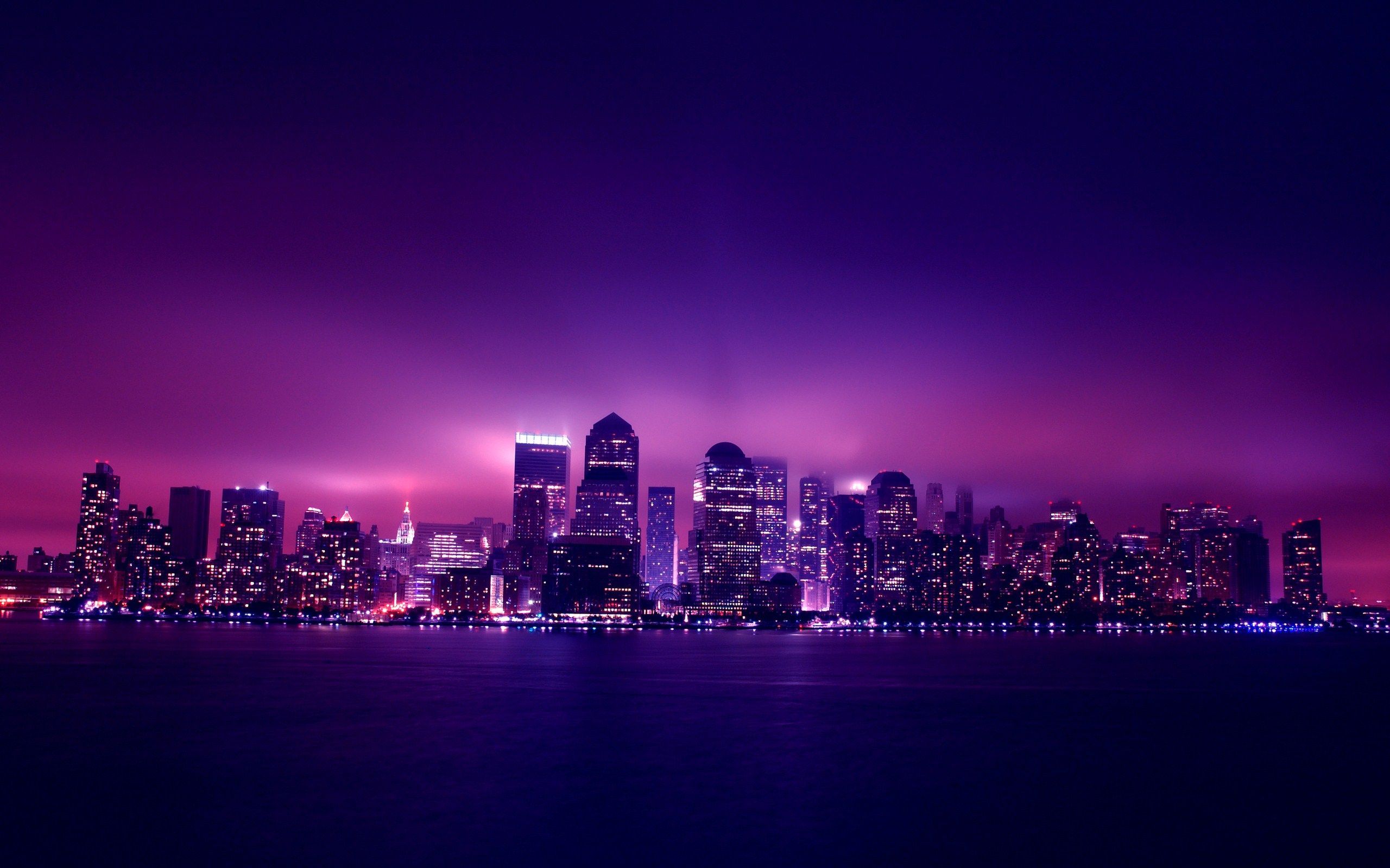 Purple City Wallpapers
