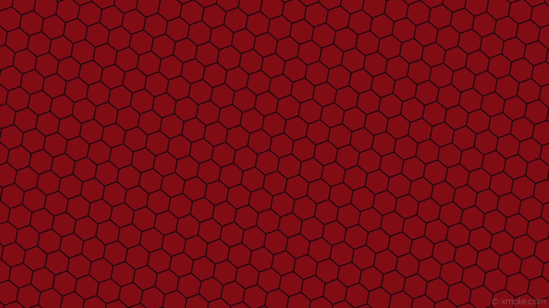 Red Flash Hexagon 4K Wallpapers