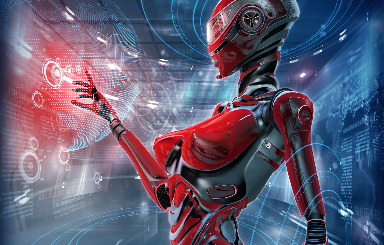 Robot Woman Cyberpunk Wallpapers