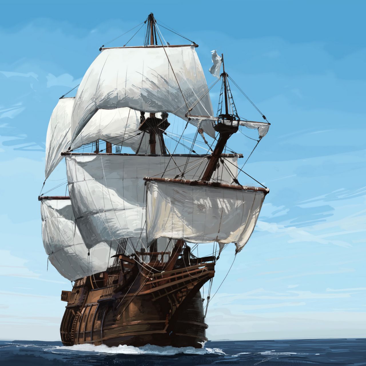 Sailing Ship Art Wallpapers