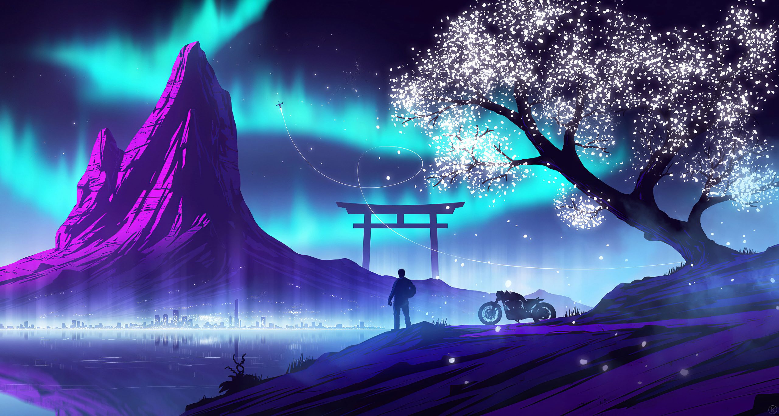 Scenery Night Digital Art Wallpapers