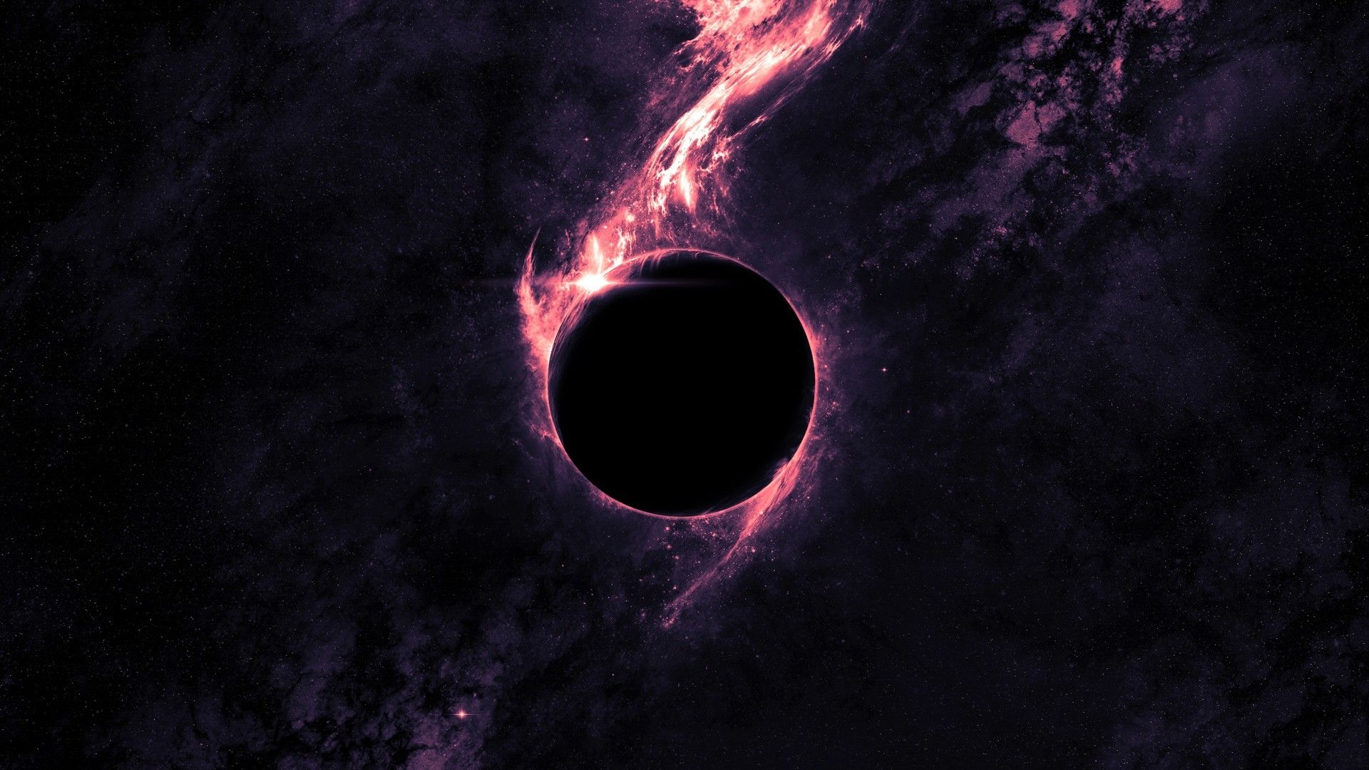 Sci Fi Black Hole Digital Wallpapers
