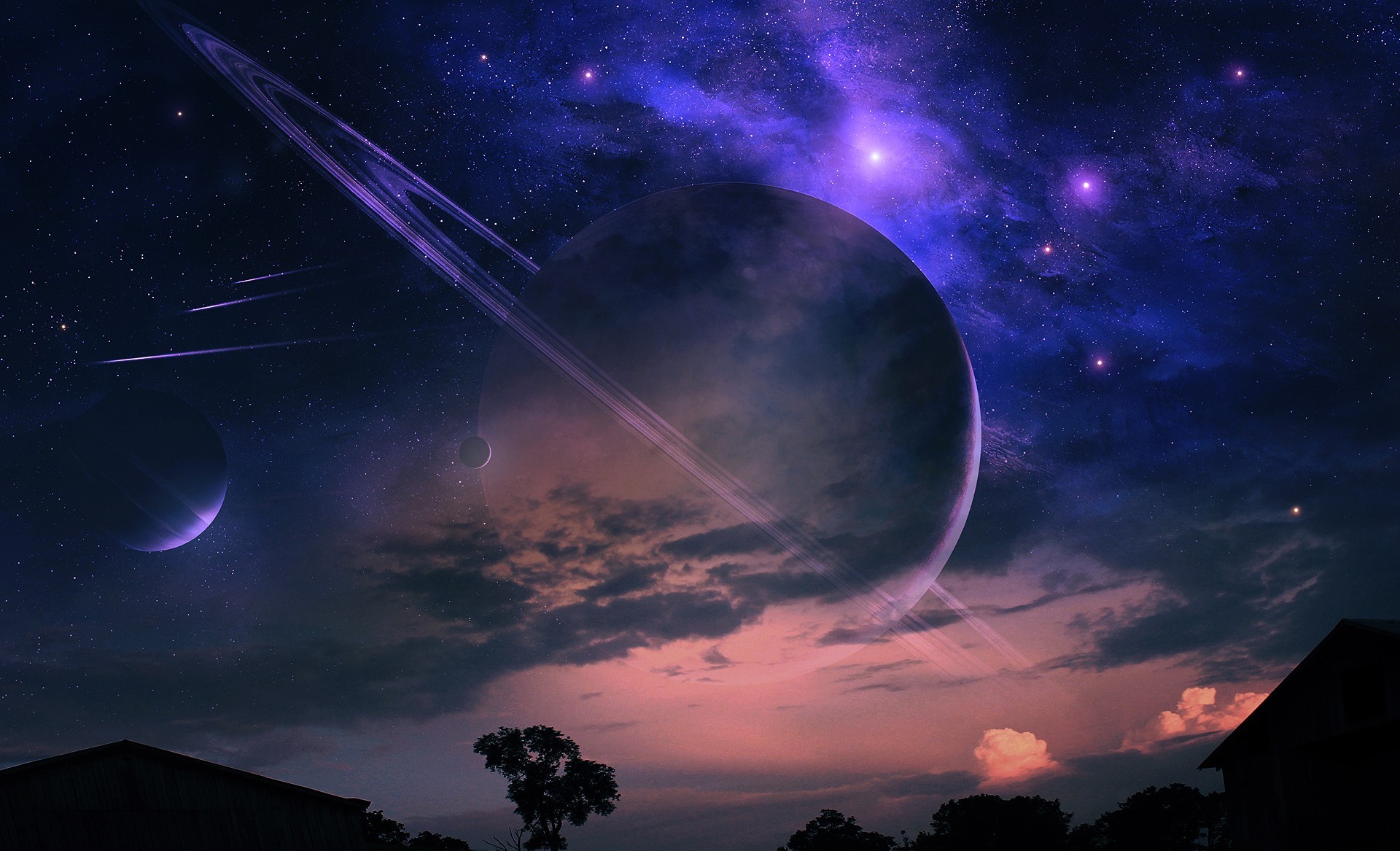 Sci Fi Night Sky Wallpapers