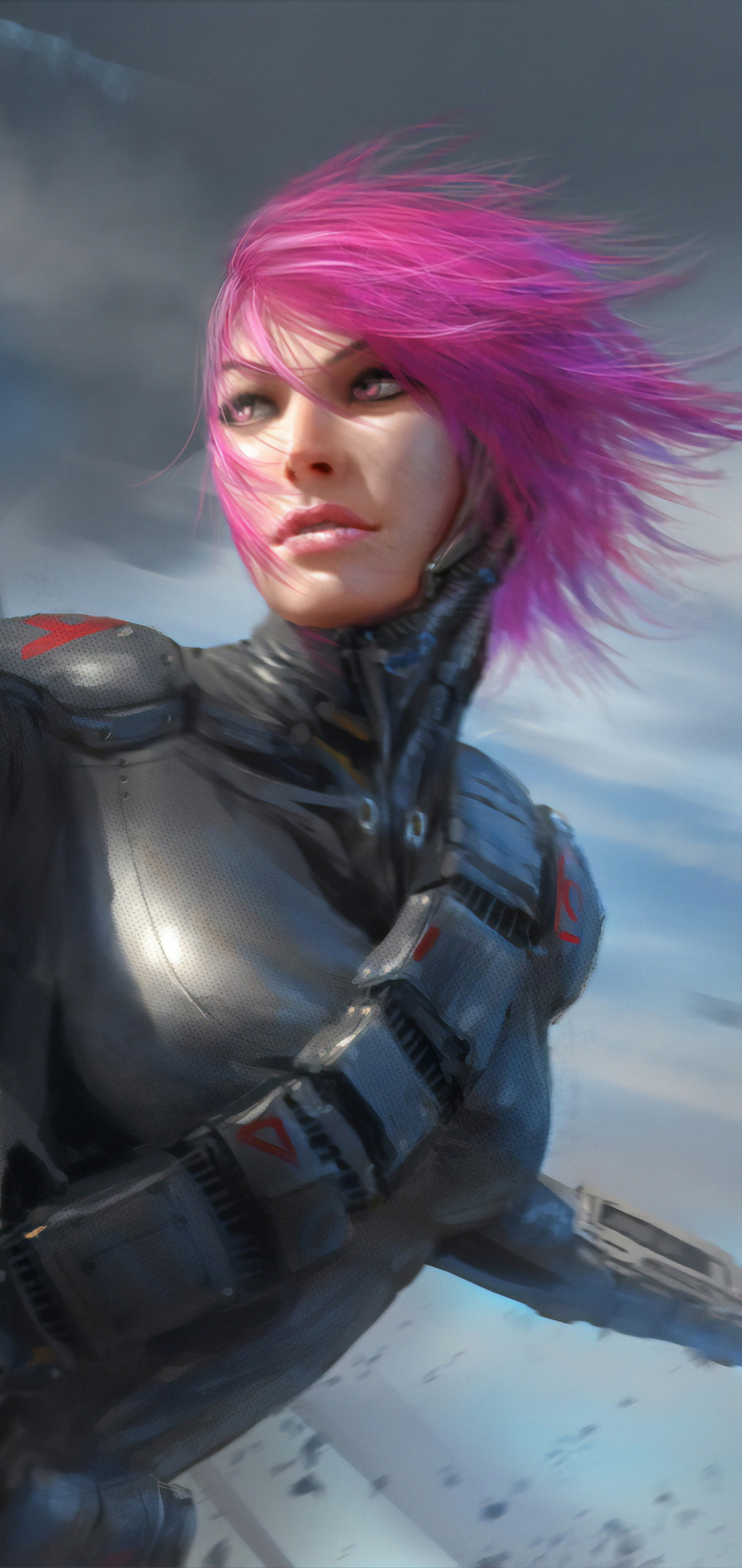 Scifi Cyberpunk Woman Warrior Wallpapers