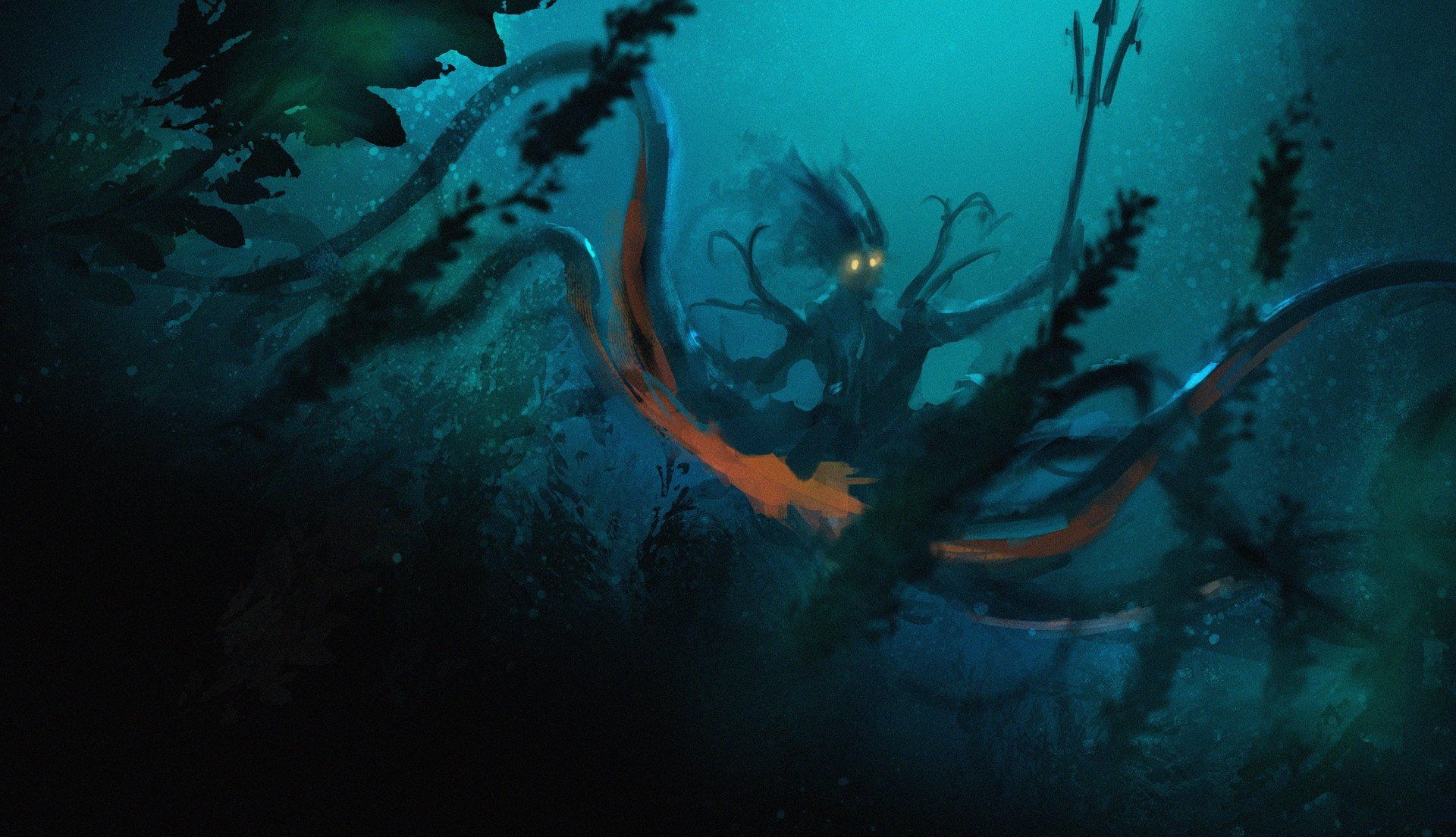 Sea Monster Underwater Creature Wallpapers