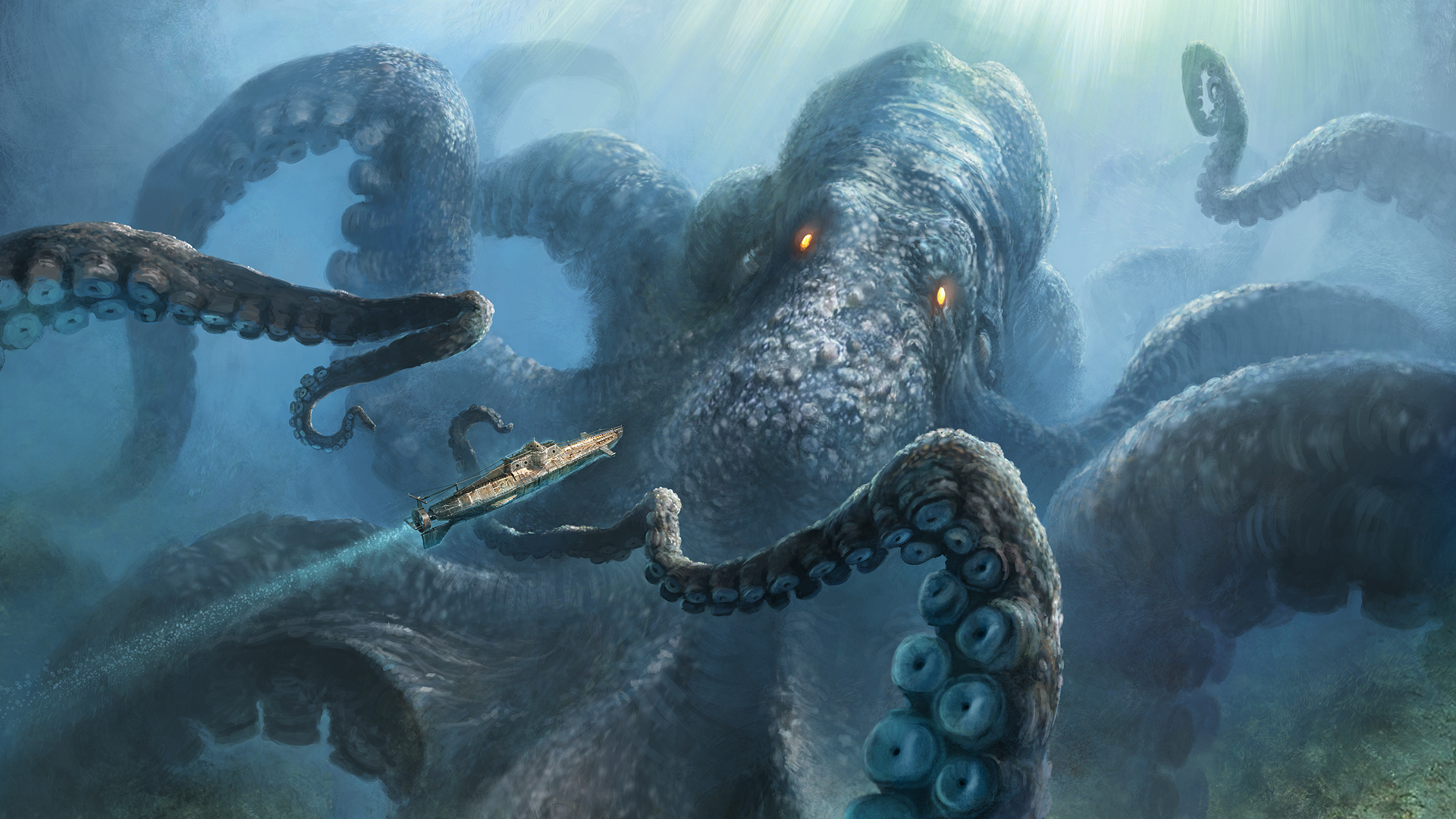 Sea Monster Underwater Creature Wallpapers