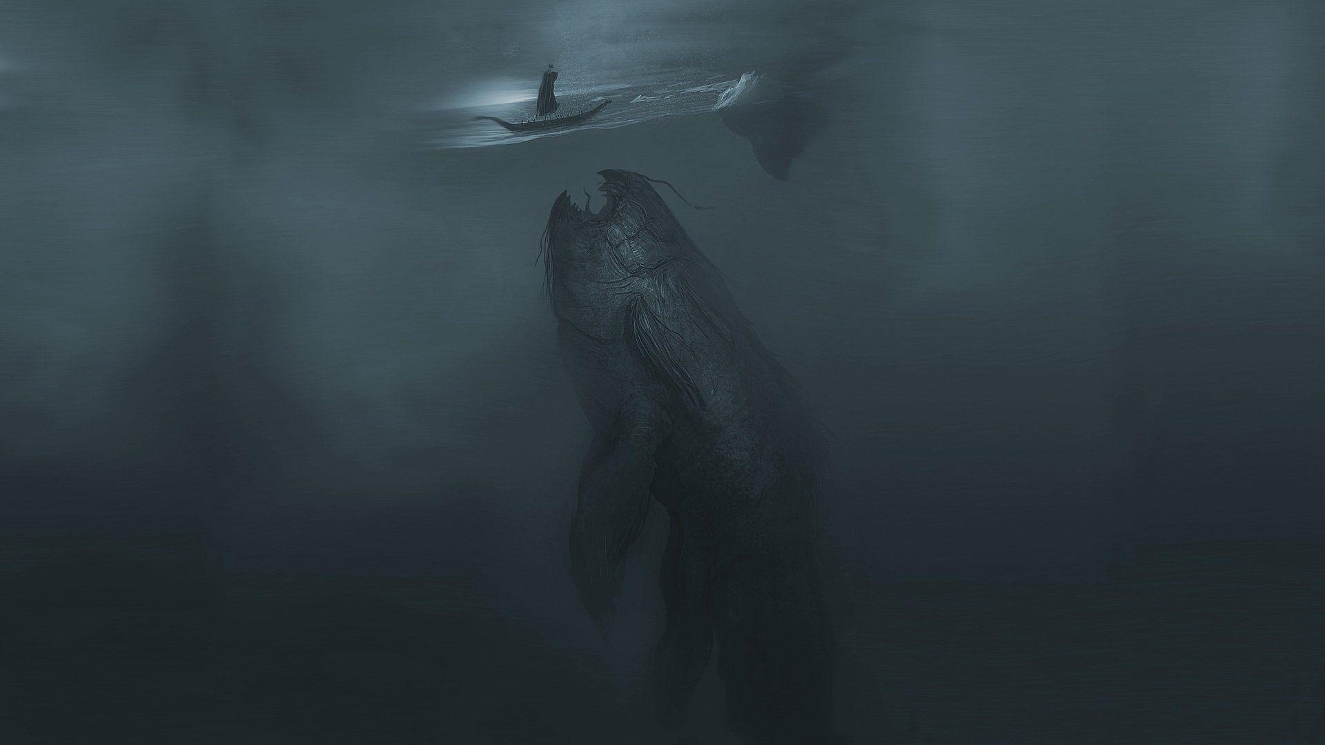 Sea Monster Underwater Creature Wallpapers