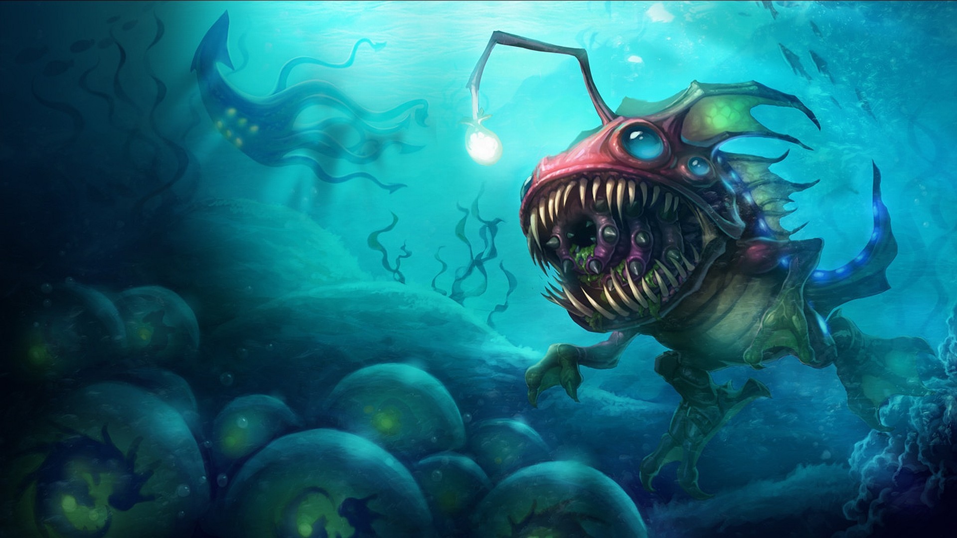 Sea Monster Underwater Creature Wallpapers