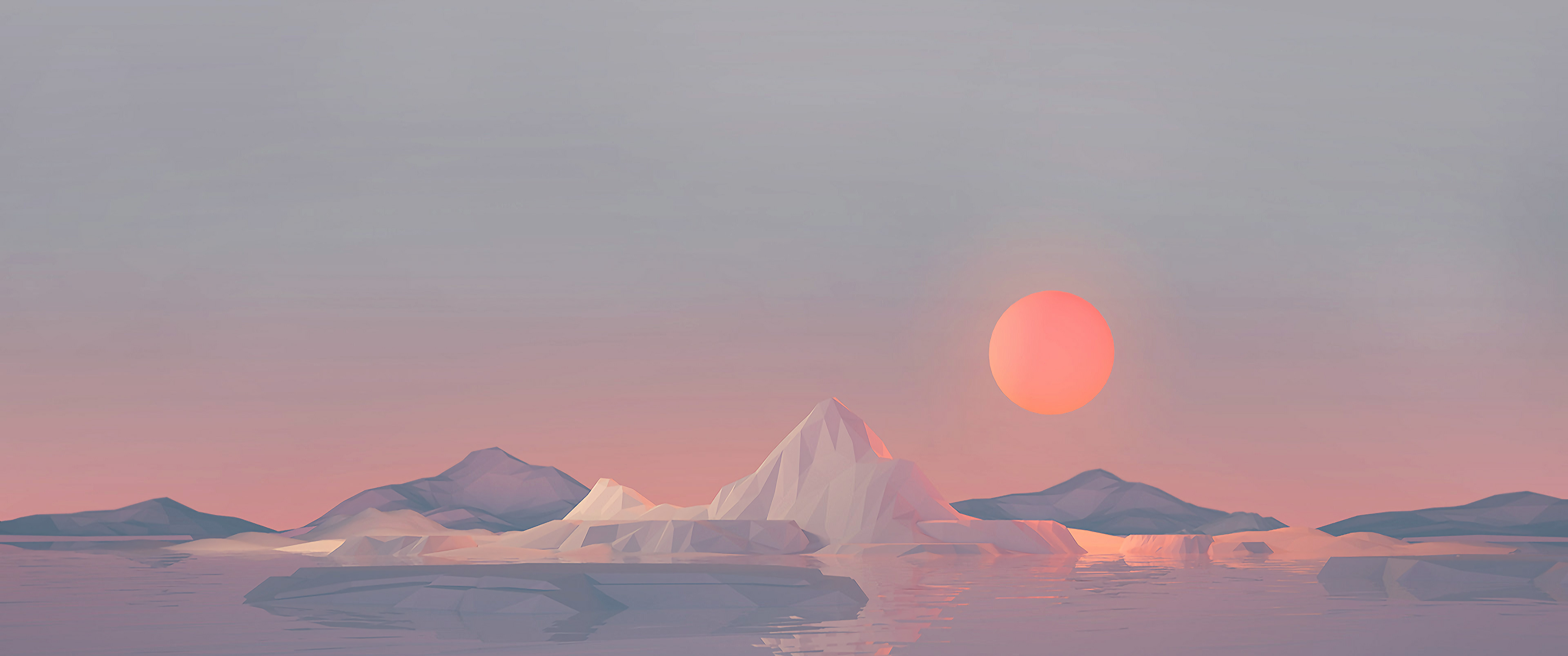 Serenity In Low Poly Wallpapers