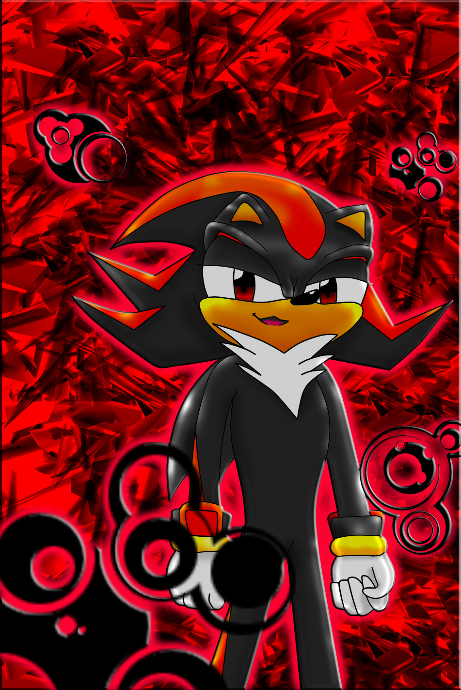 Shadow The Hedgehog Fireart Wallpapers