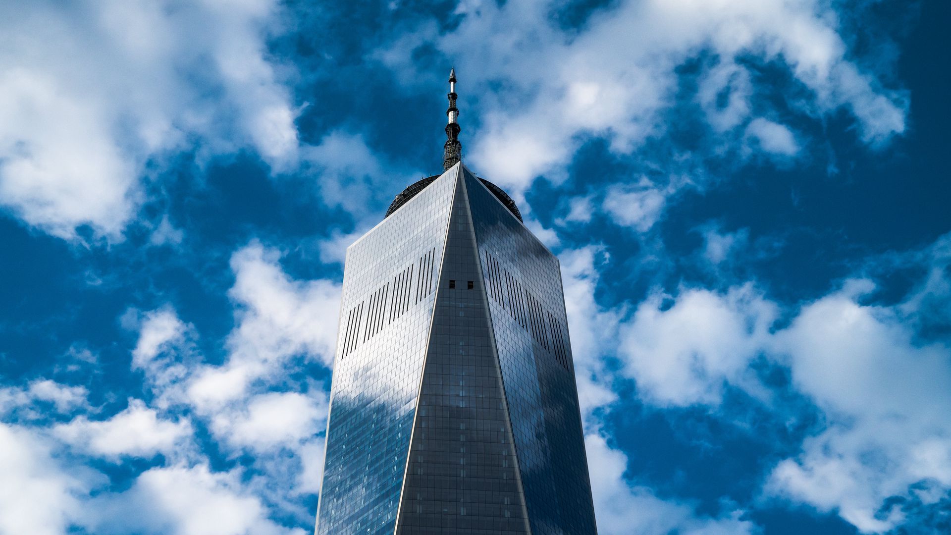 Skyscrapers Cover Under Scary Toxic Clouds Wallpapers