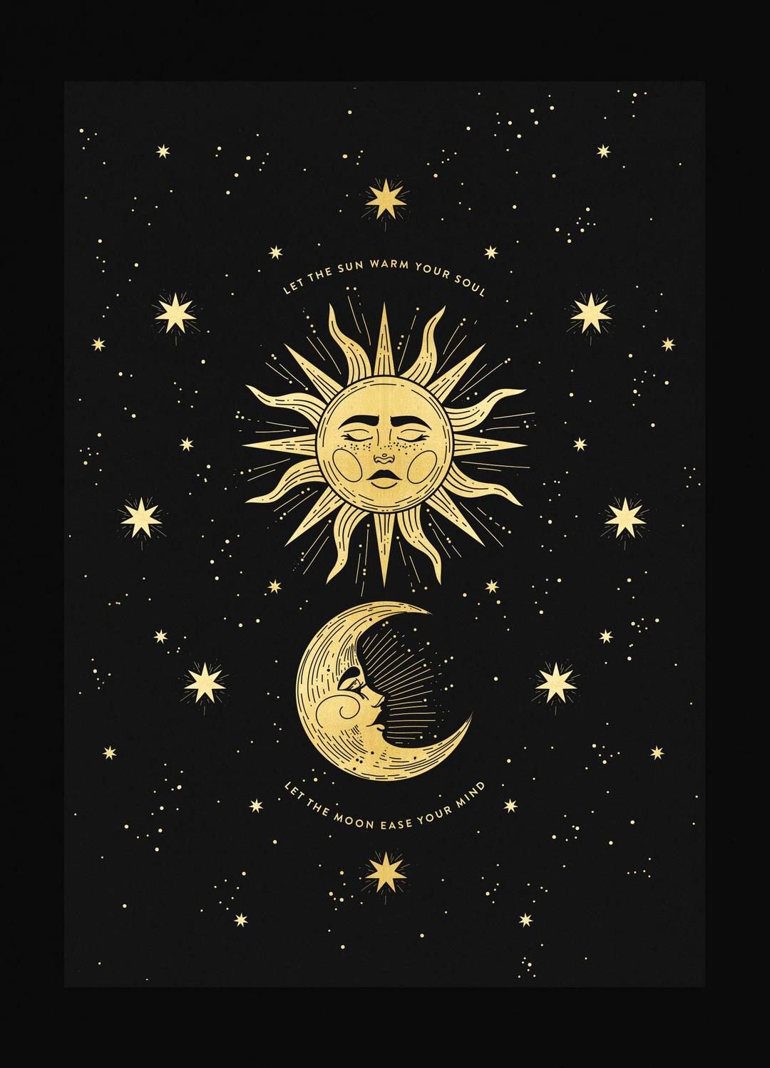 Solar Moon Art Wallpapers