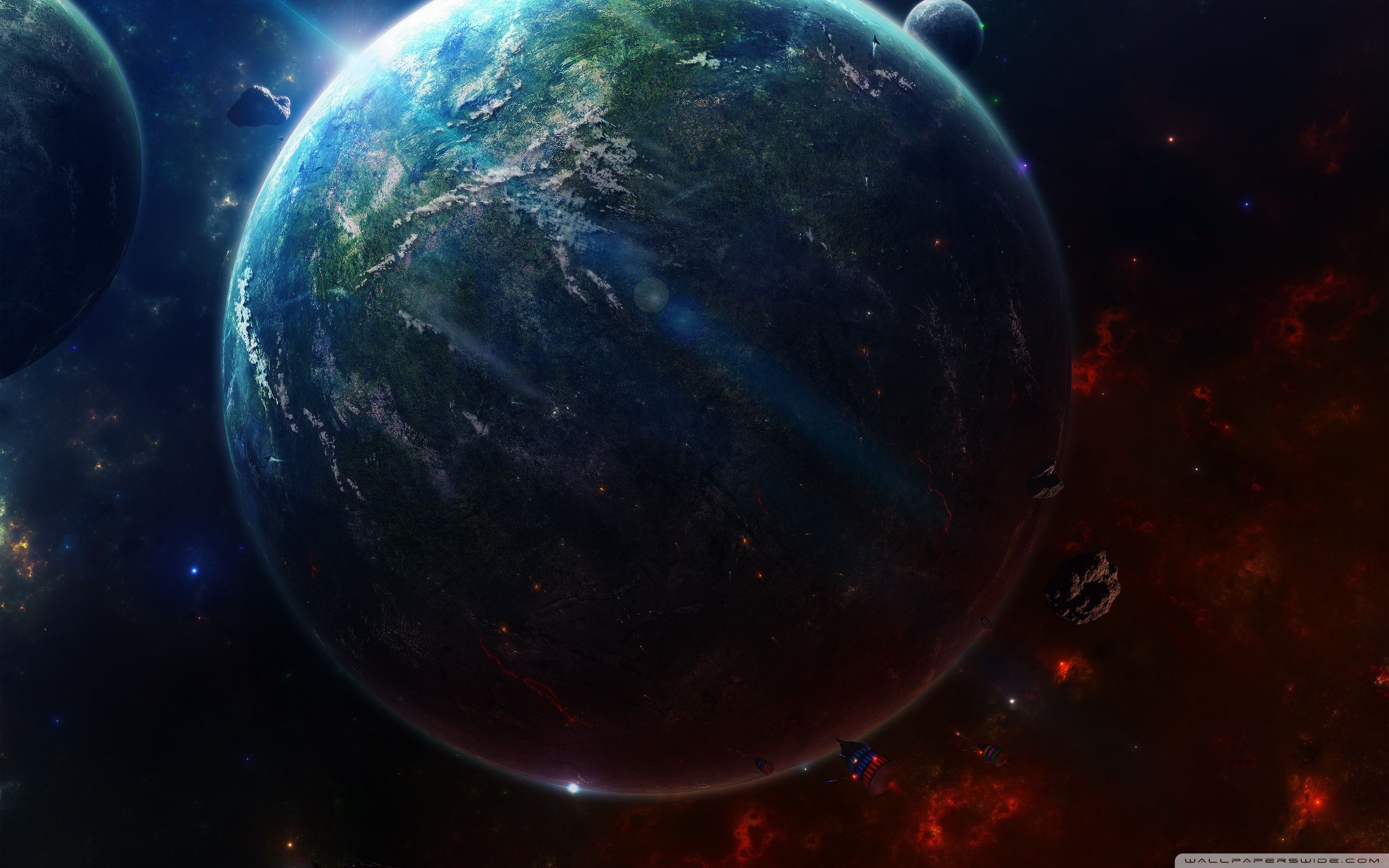 Space And The World Artwork Wallpapers