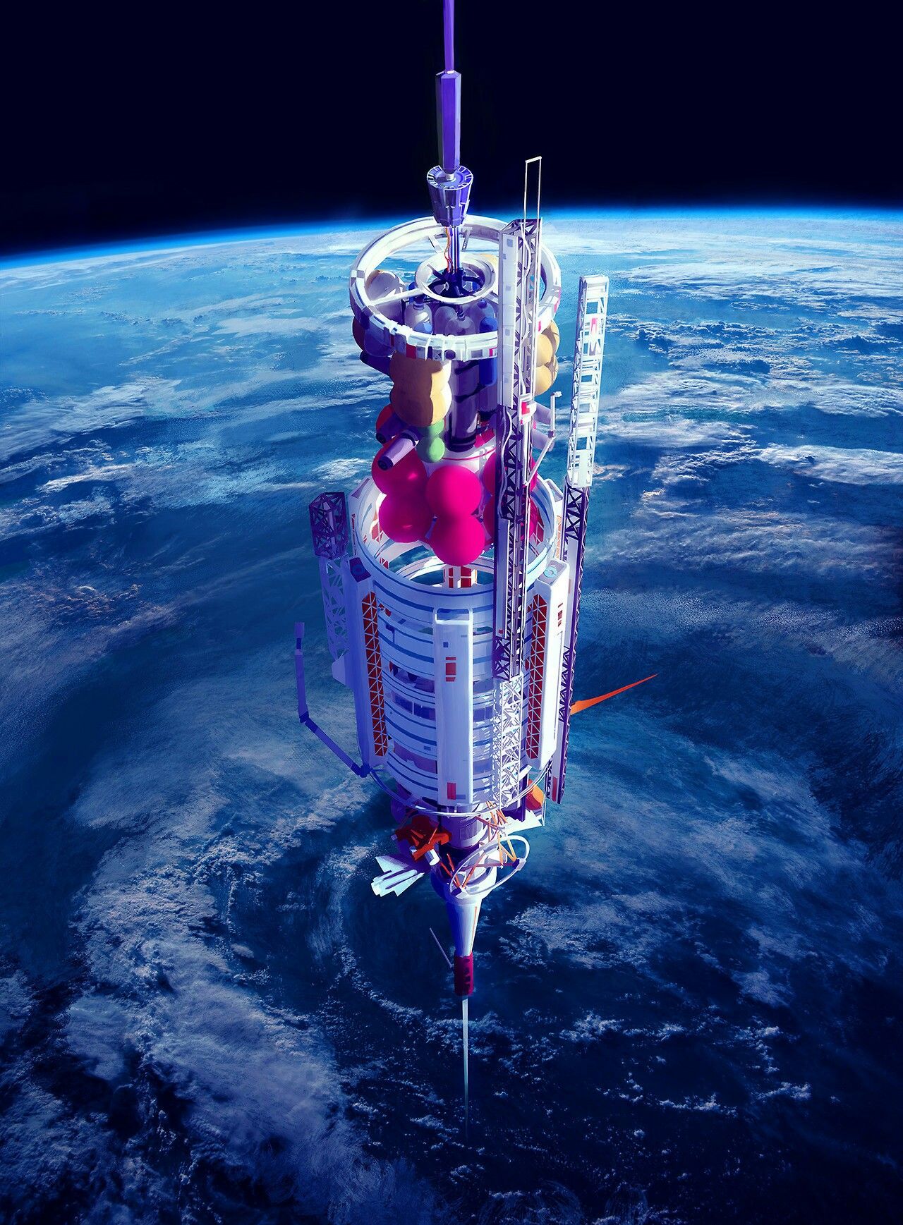 Space Elevator Artwork Wallpapers