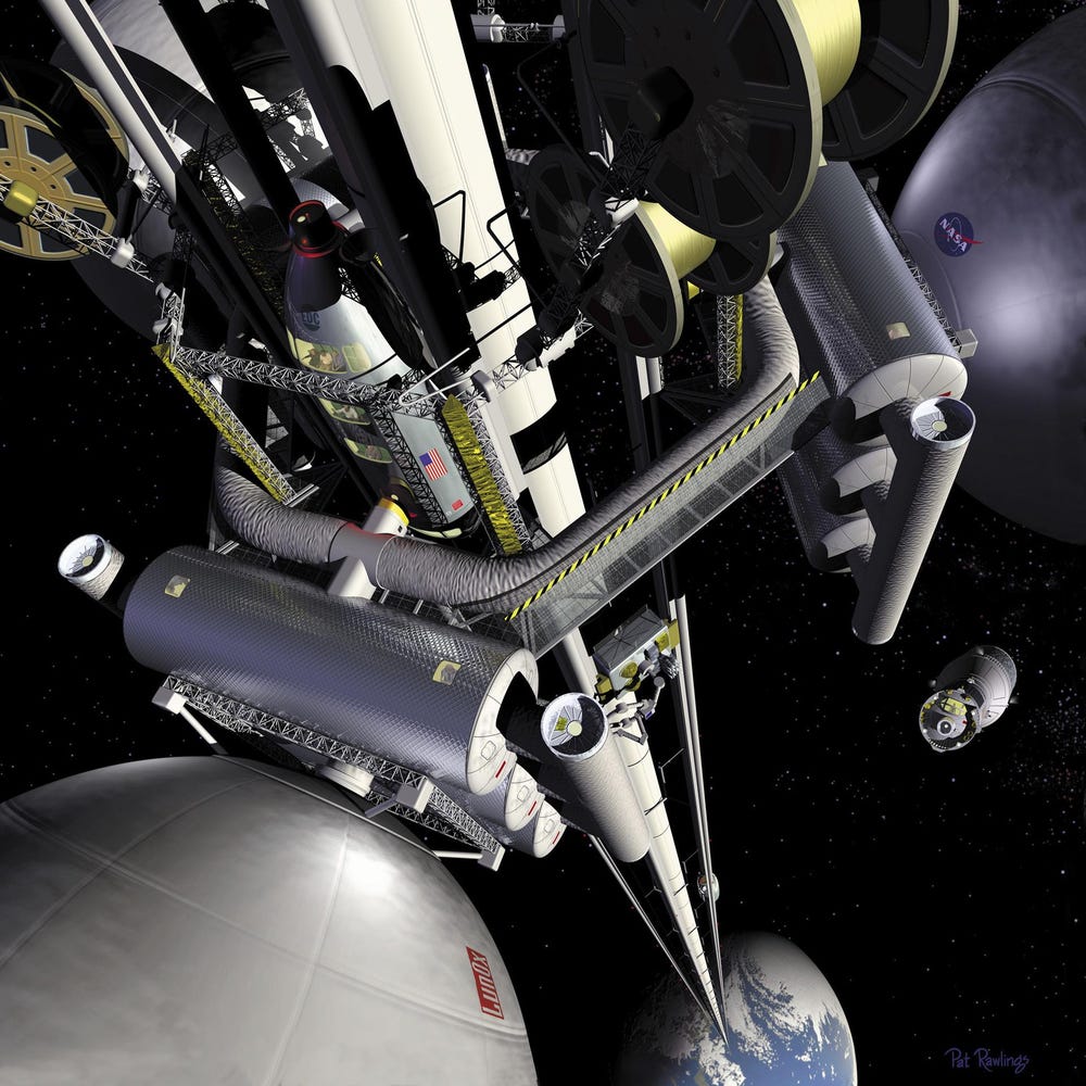 Space Elevator Artwork Wallpapers