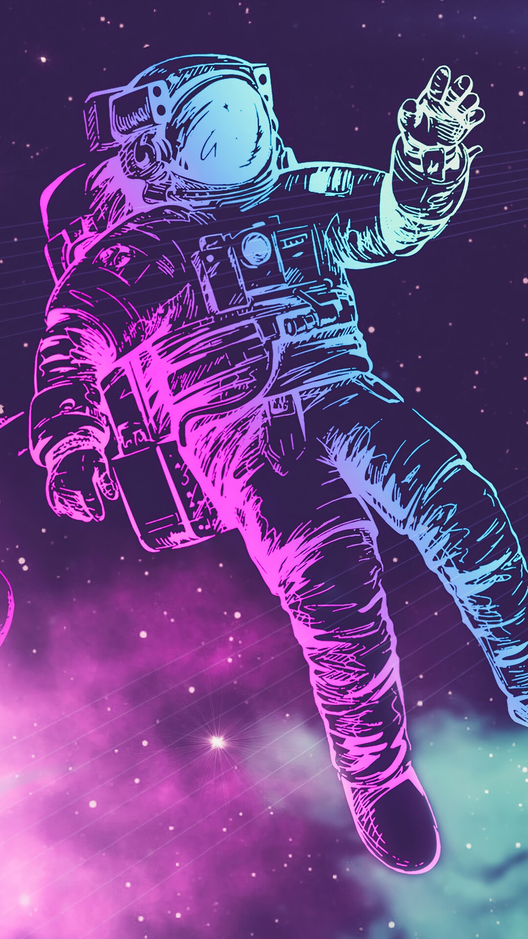 Space Man Artistic Galaxy Wallpapers