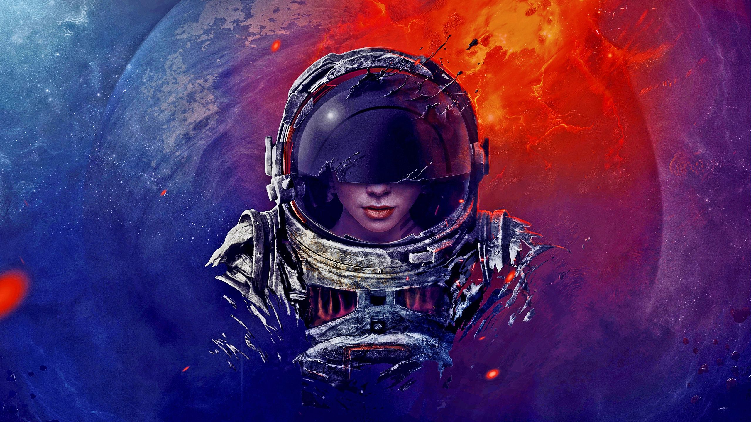 Space Man Artistic Galaxy Wallpapers