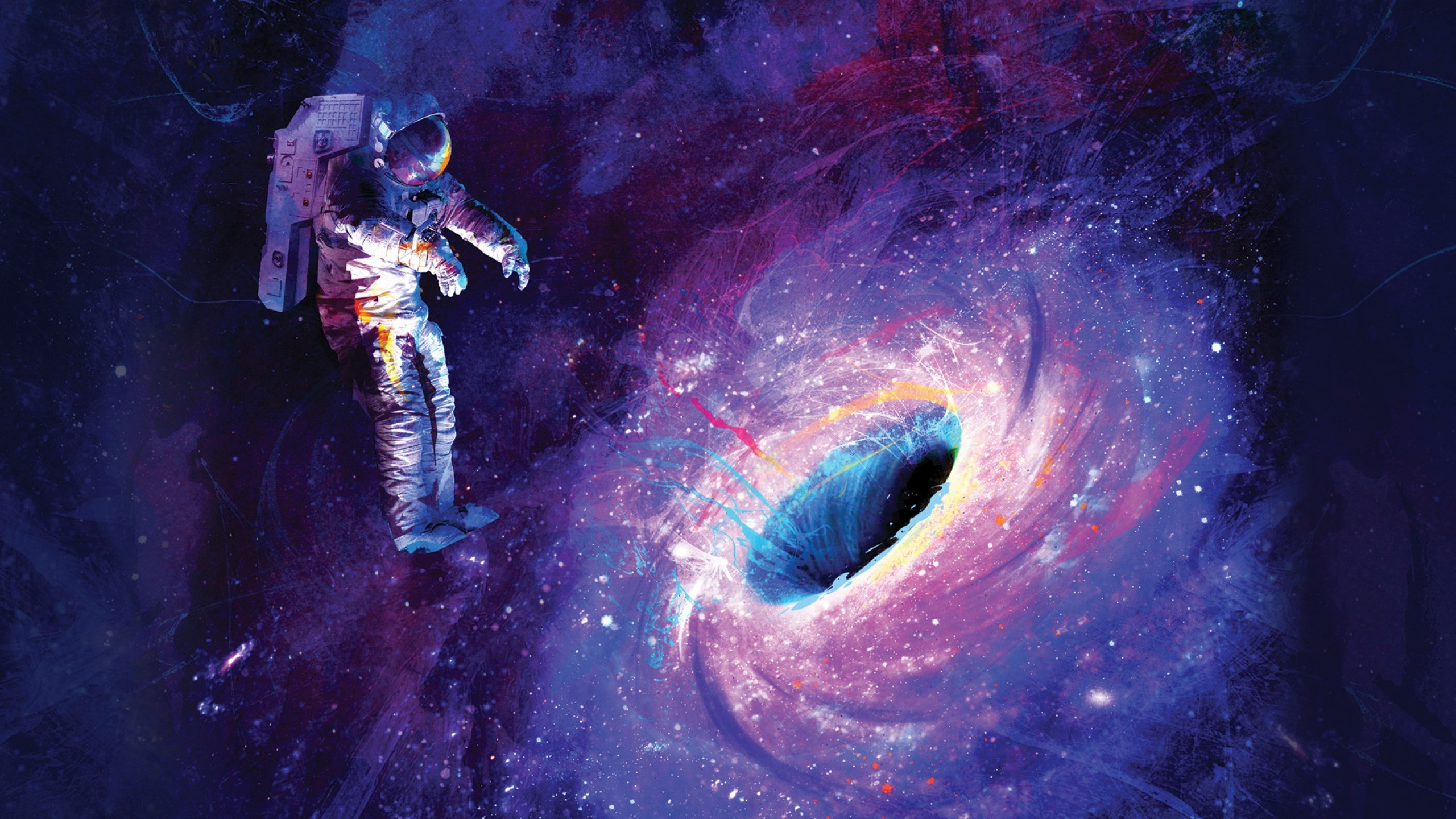 Space Man Artistic Galaxy Wallpapers